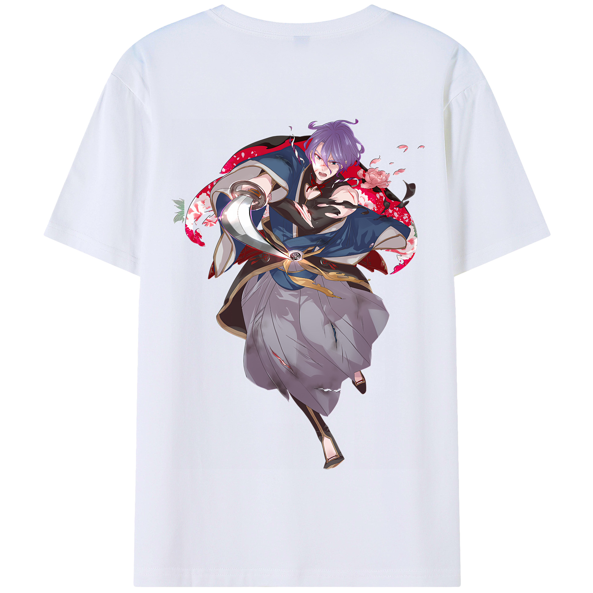（画像用） 刀剣乱舞 Touken Ranbu 綿100％半袖Tシャツ（背面プリント）