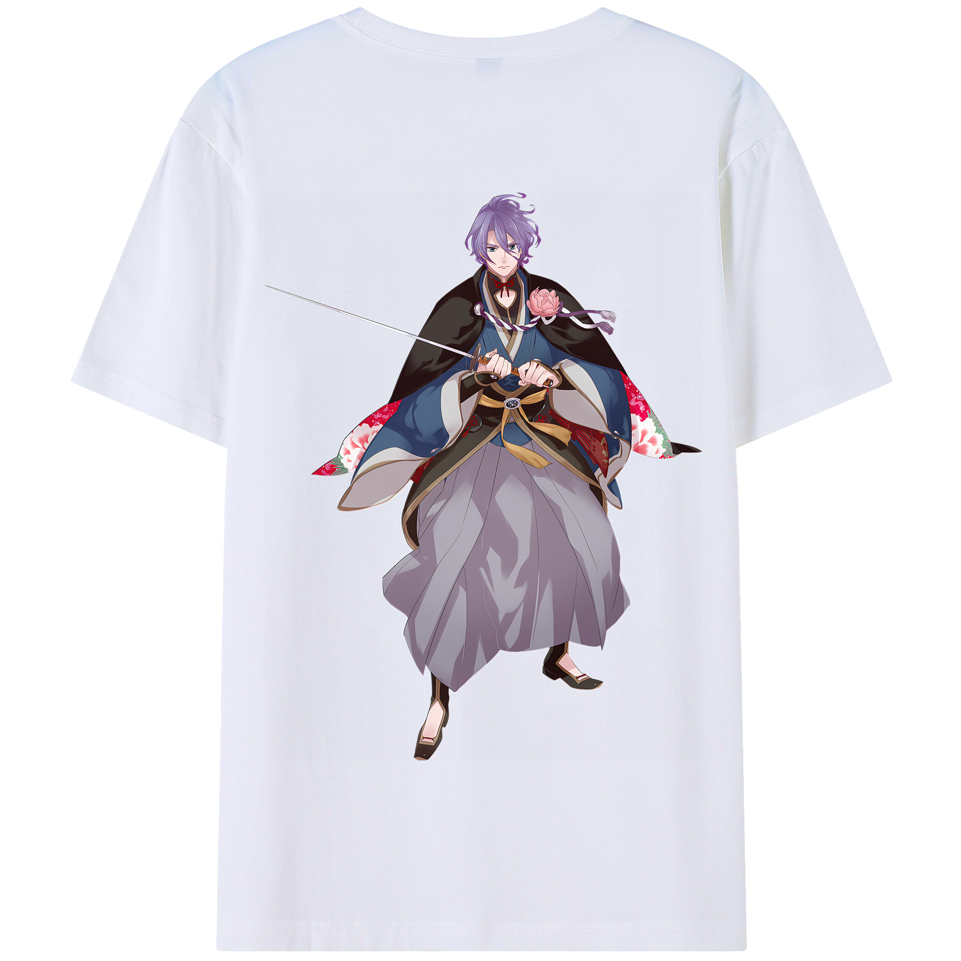 （画像用） 刀剣乱舞 Touken Ranbu 綿100％半袖Tシャツ（背面プリント）