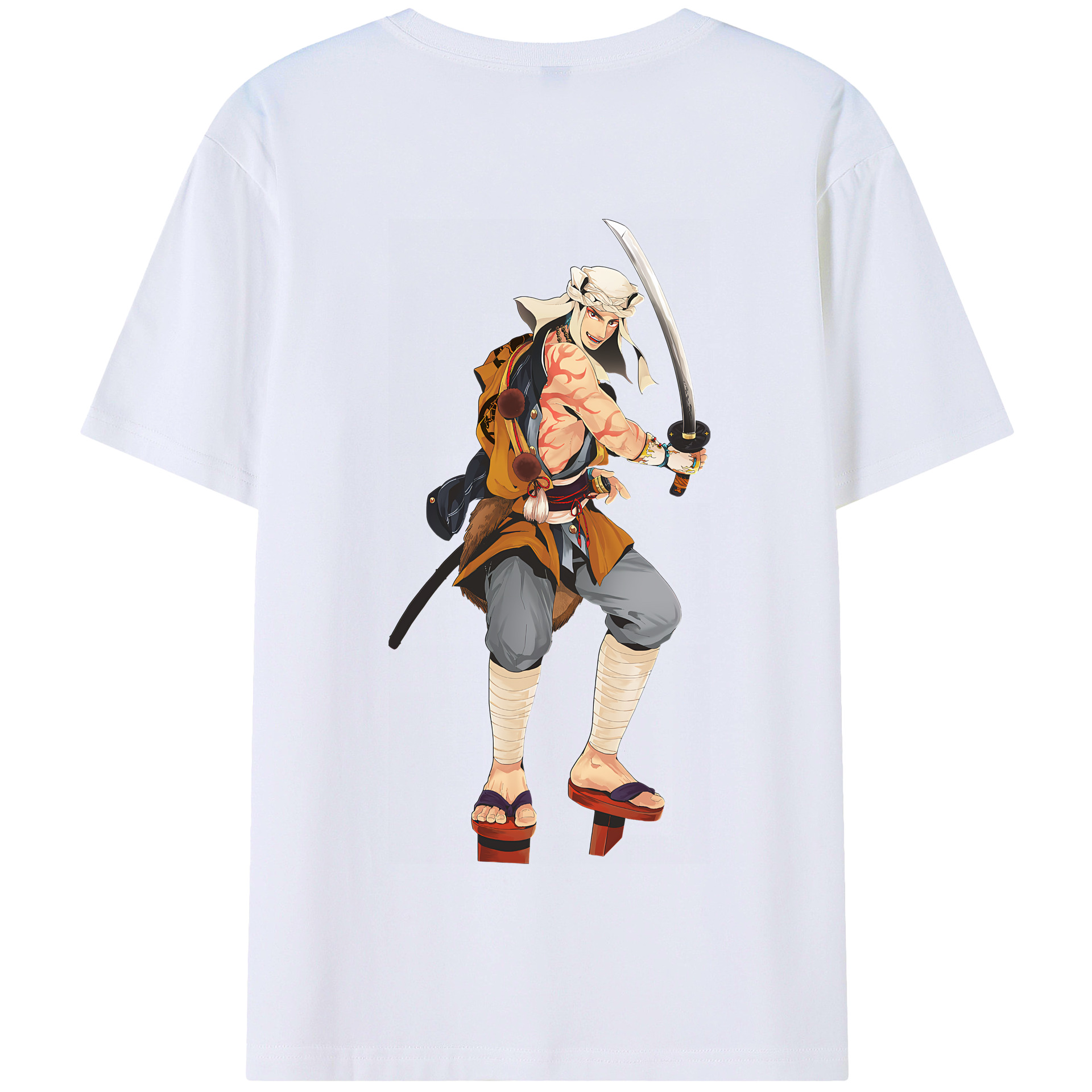 （画像用） 刀剣乱舞 Touken Ranbu 綿100％半袖Tシャツ（背面プリント）