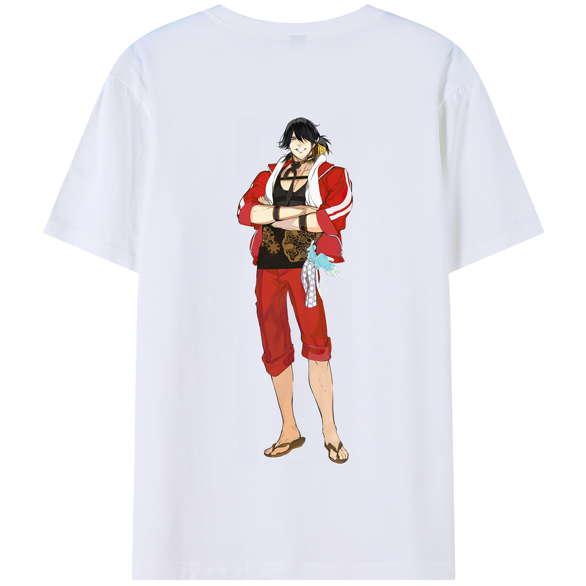 （画像用） 刀剣乱舞 Touken Ranbu 綿100％半袖Tシャツ（背面プリント）
