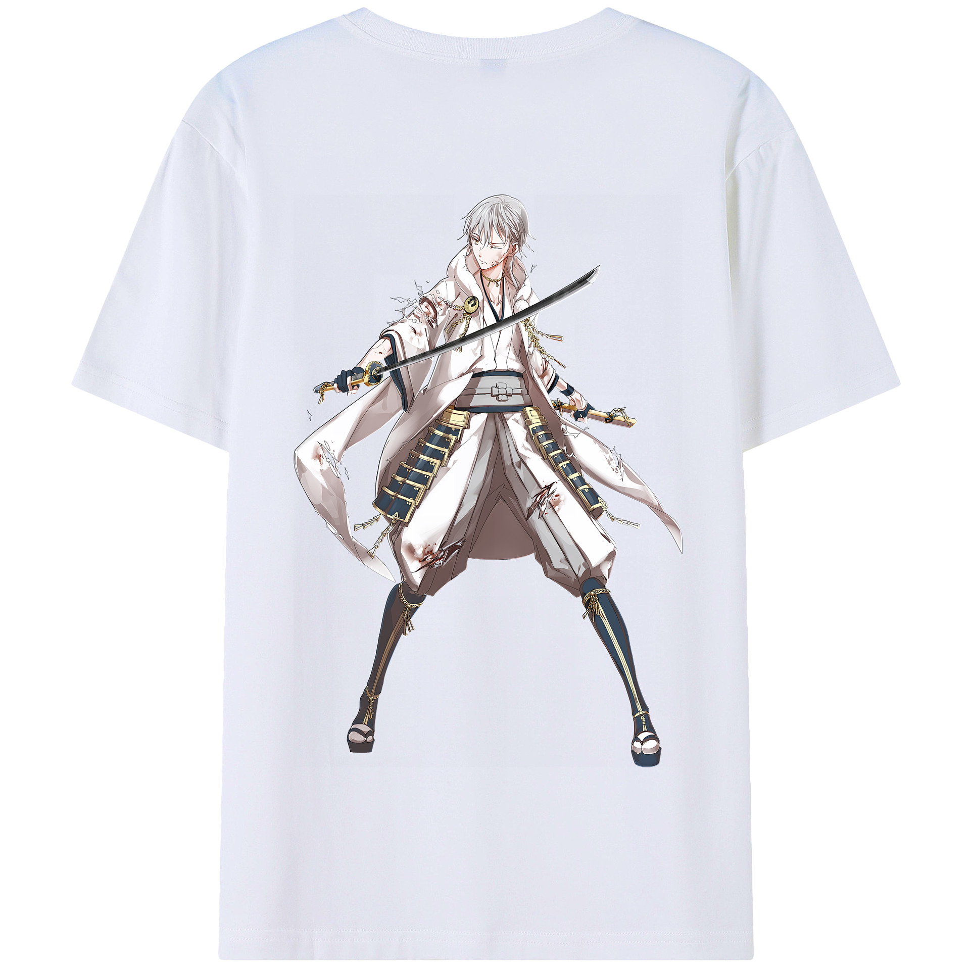 （画像用） 刀剣乱舞 Touken Ranbu 綿100％半袖Tシャツ（背面プリント）