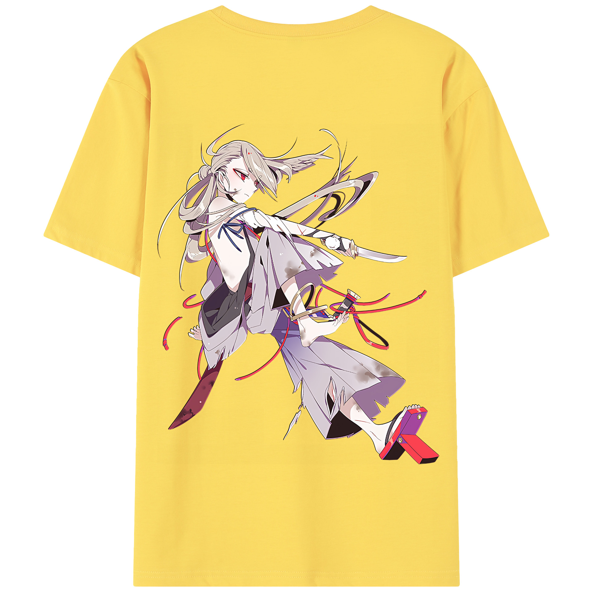 （画像用） 刀剣乱舞 Touken Ranbu 綿100％半袖Tシャツ（背面プリント）
