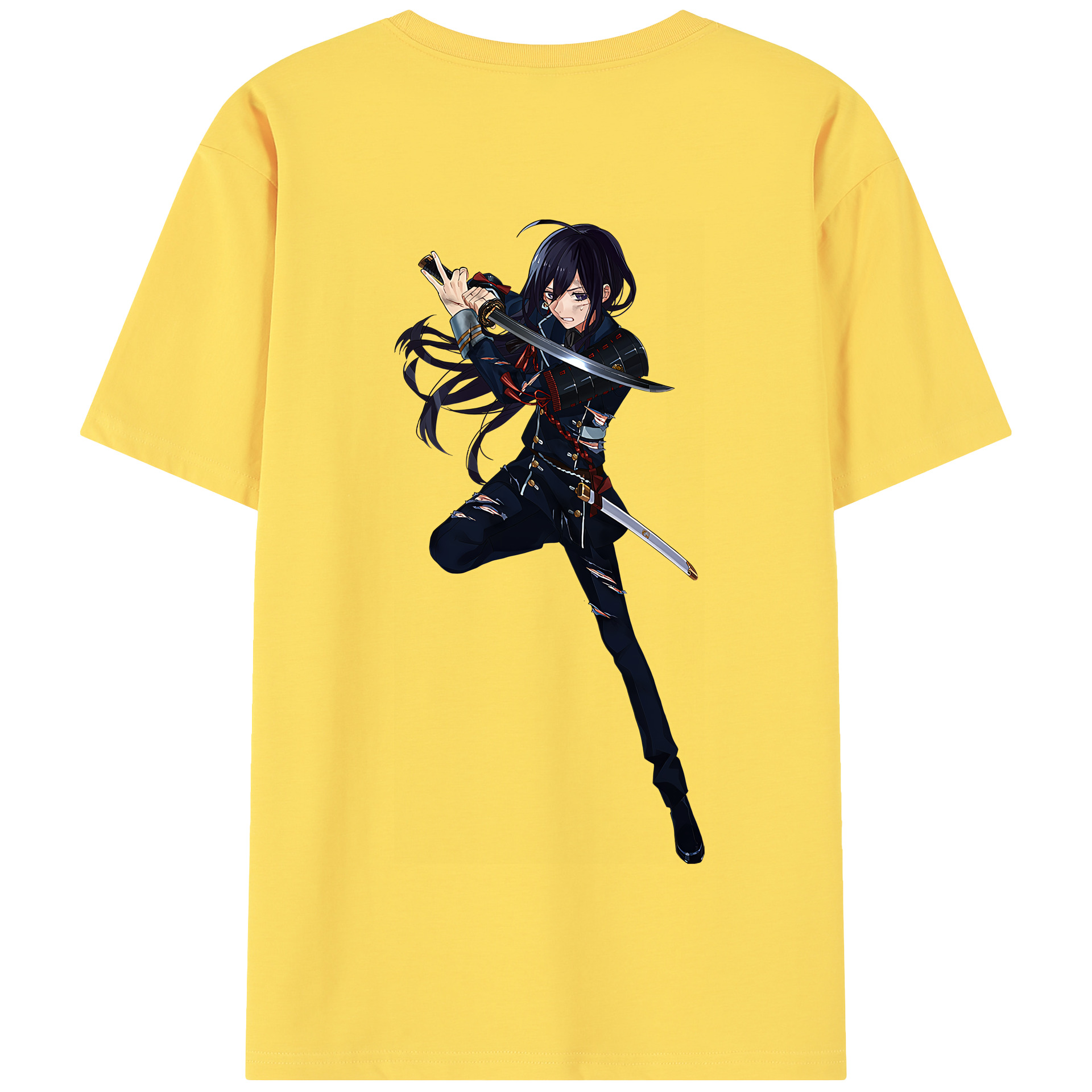 （画像用） 刀剣乱舞 Touken Ranbu 綿100％半袖Tシャツ（背面プリント）
