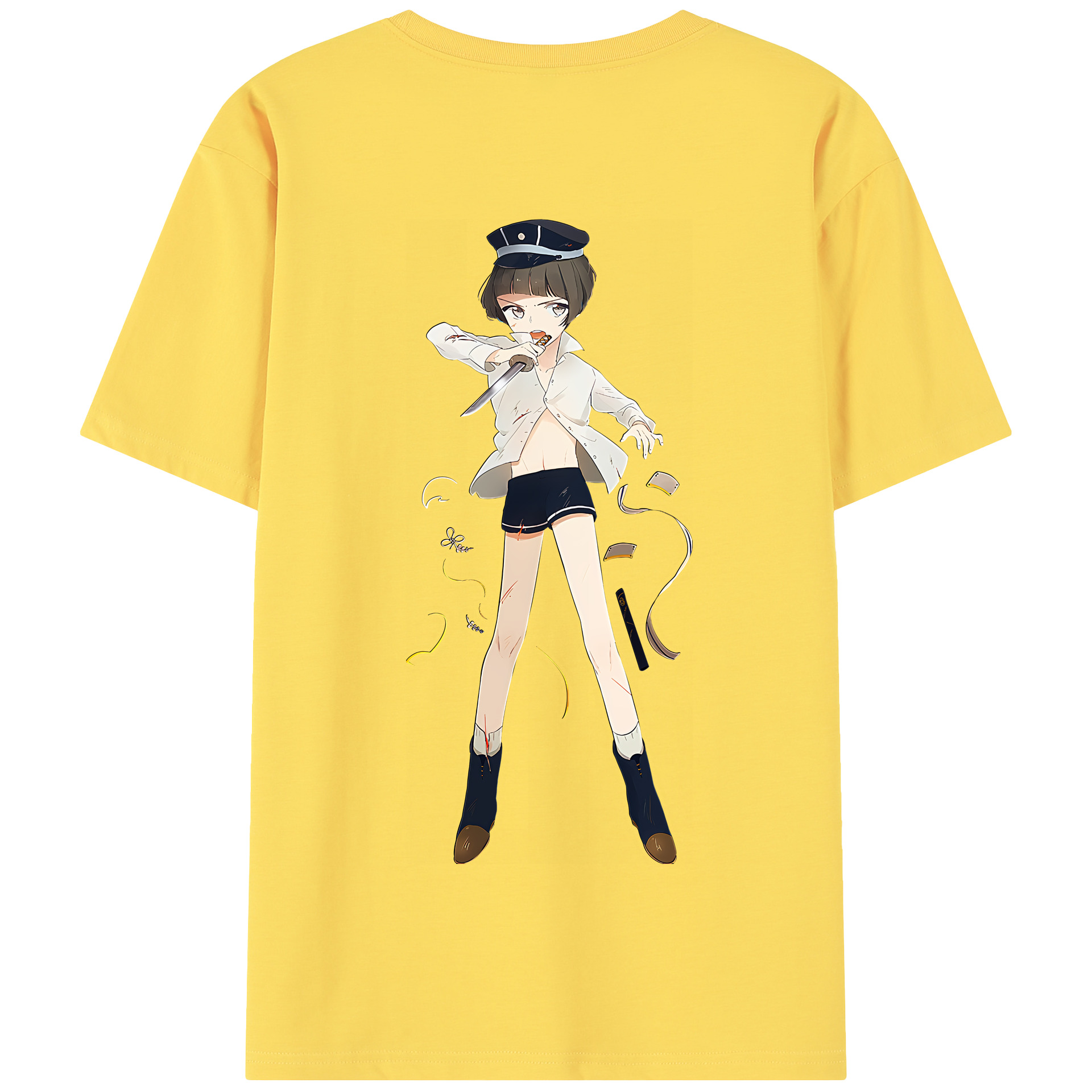 （画像用） 刀剣乱舞 Touken Ranbu 綿100％半袖Tシャツ（背面プリント）