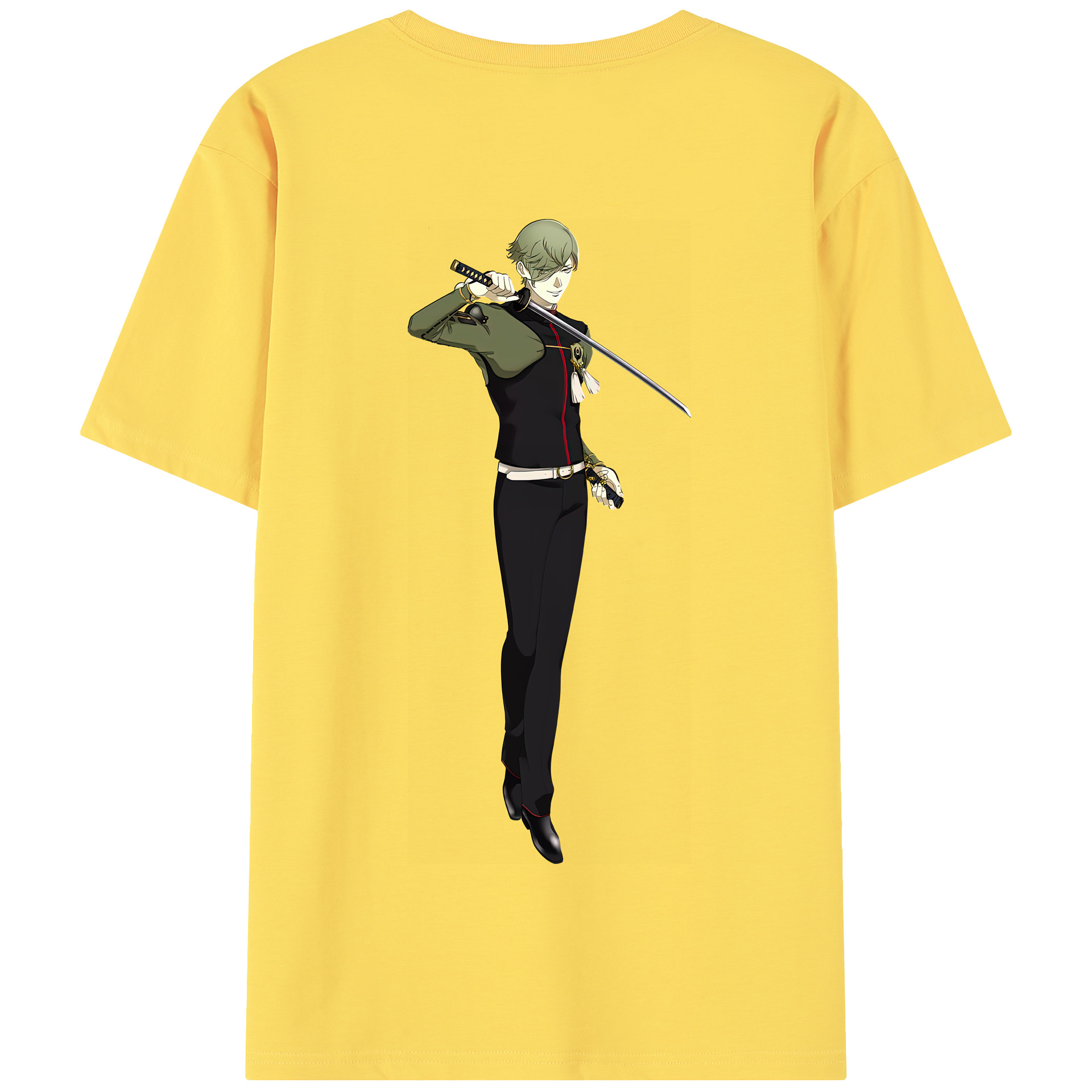 （画像用） 刀剣乱舞 Touken Ranbu 綿100％半袖Tシャツ（背面プリント）
