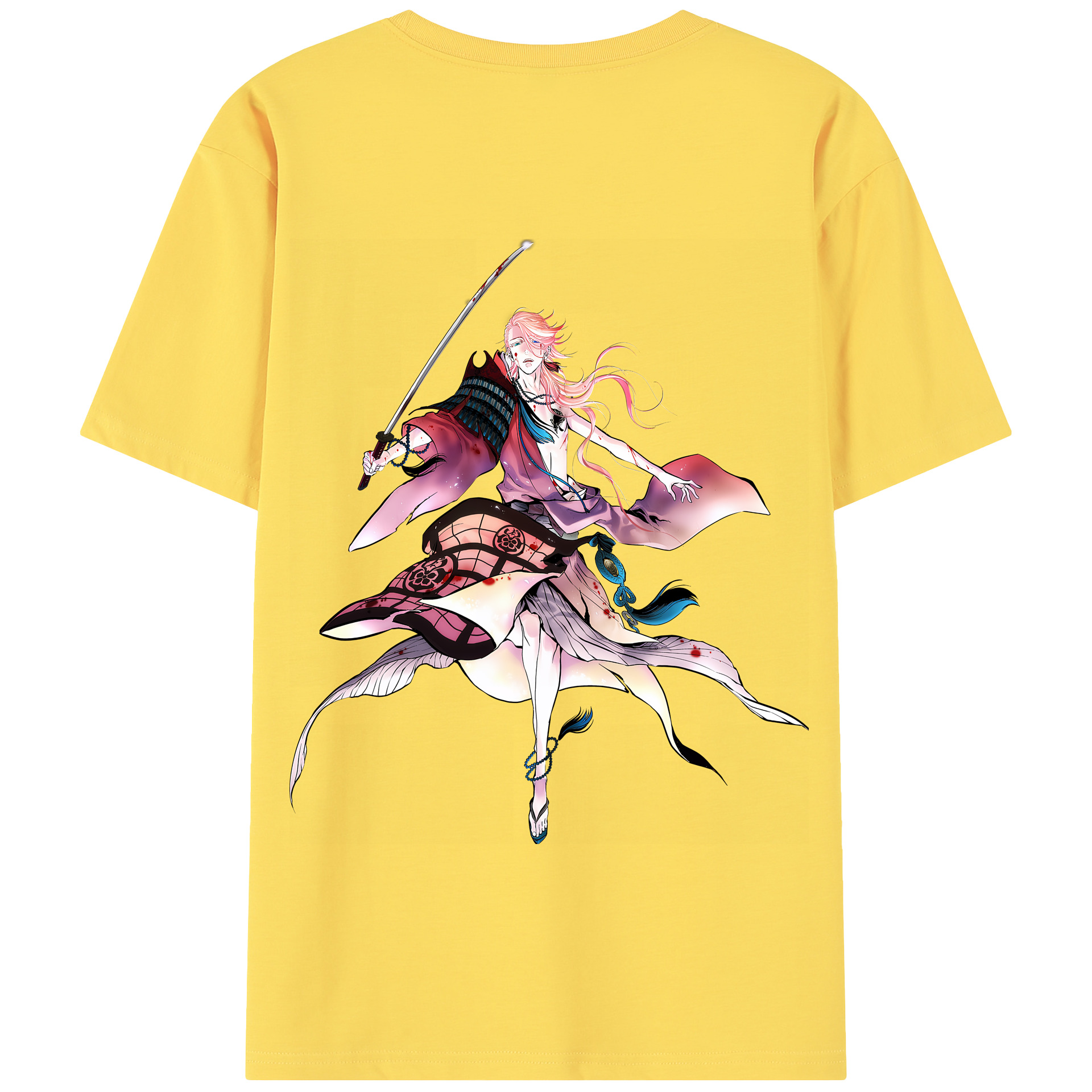 （画像用） 刀剣乱舞 Touken Ranbu 綿100％半袖Tシャツ（背面プリント）