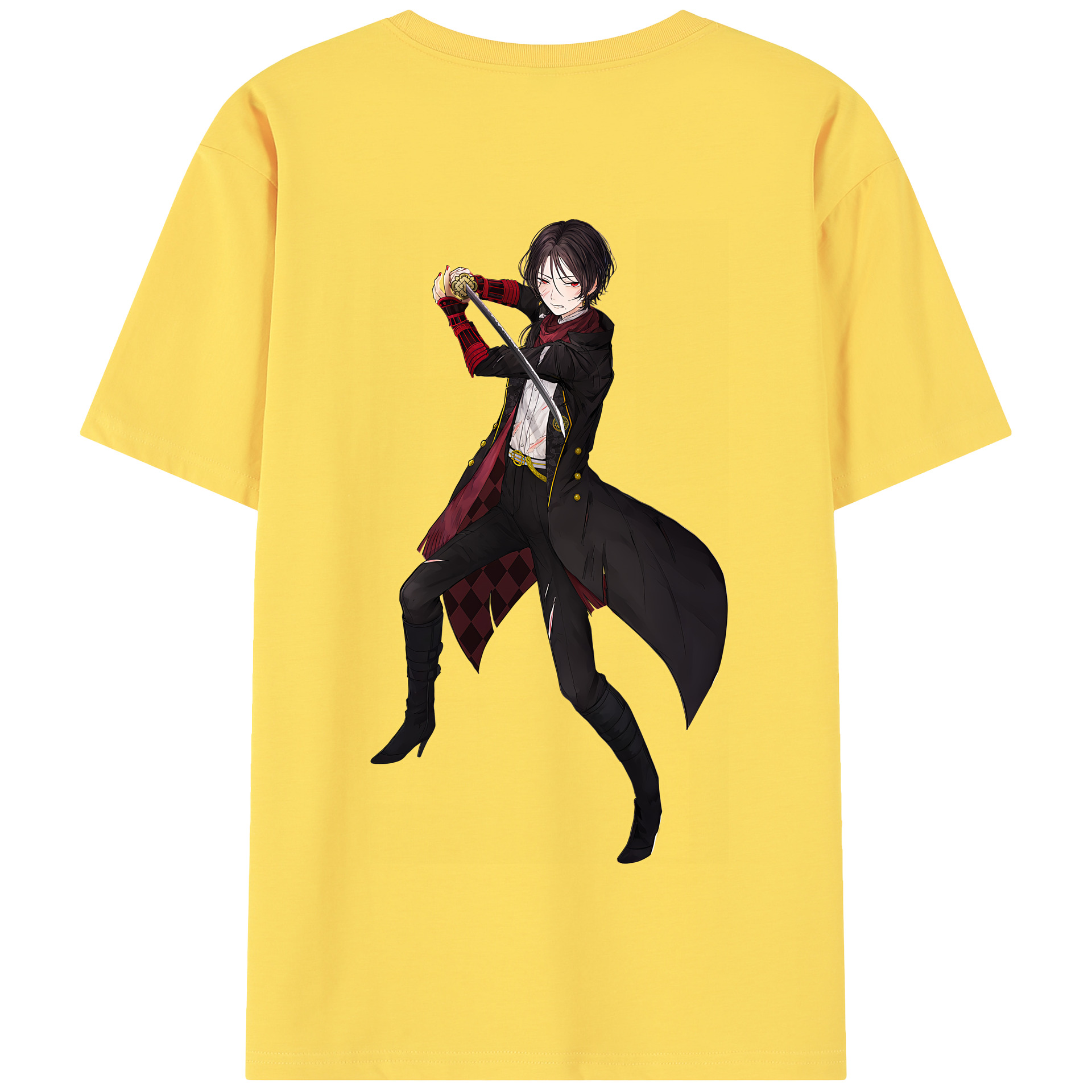 （画像用） 刀剣乱舞 Touken Ranbu 綿100％半袖Tシャツ（背面プリント）