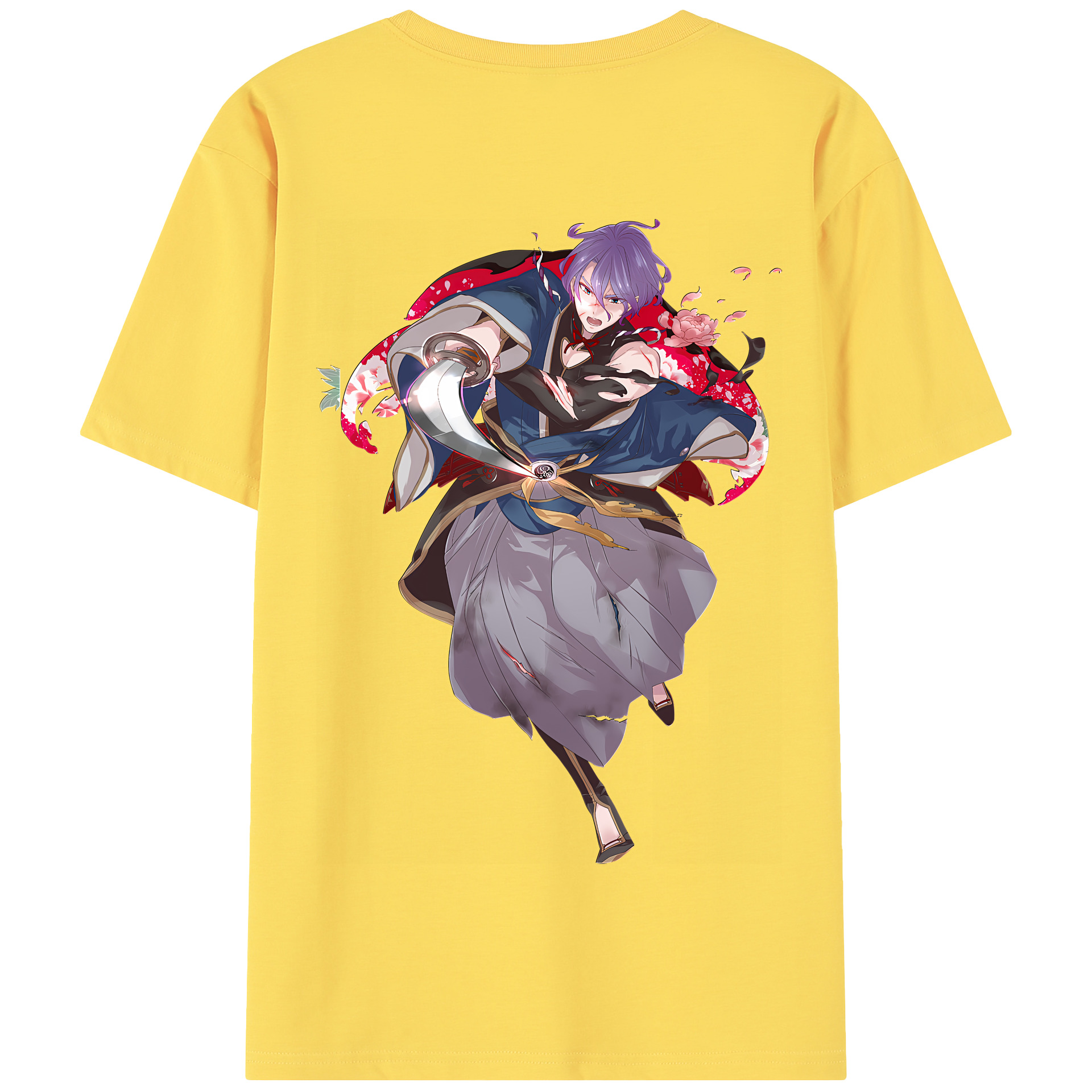 （画像用） 刀剣乱舞 Touken Ranbu 綿100％半袖Tシャツ（背面プリント）