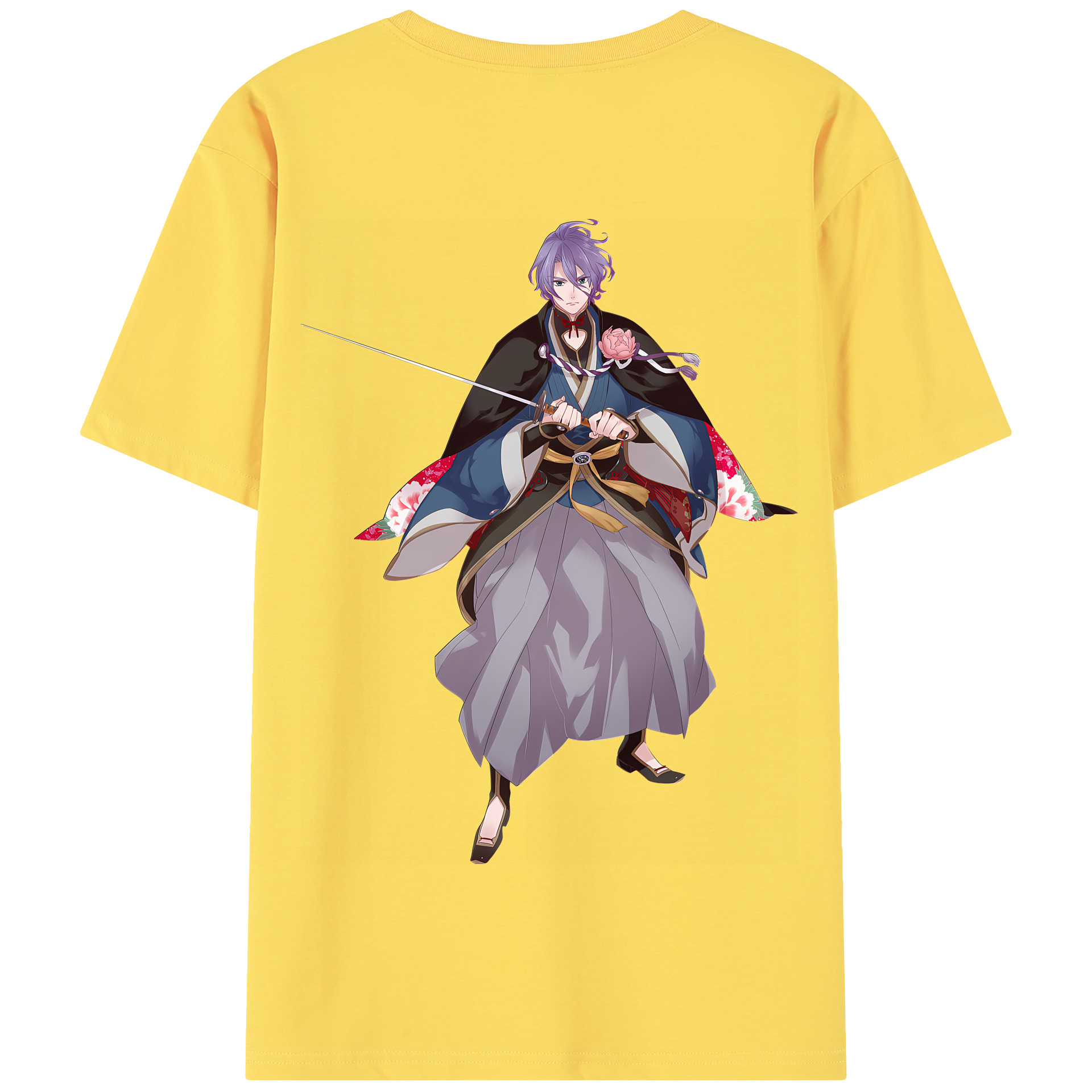 （画像用） 刀剣乱舞 Touken Ranbu 綿100％半袖Tシャツ（背面プリント）