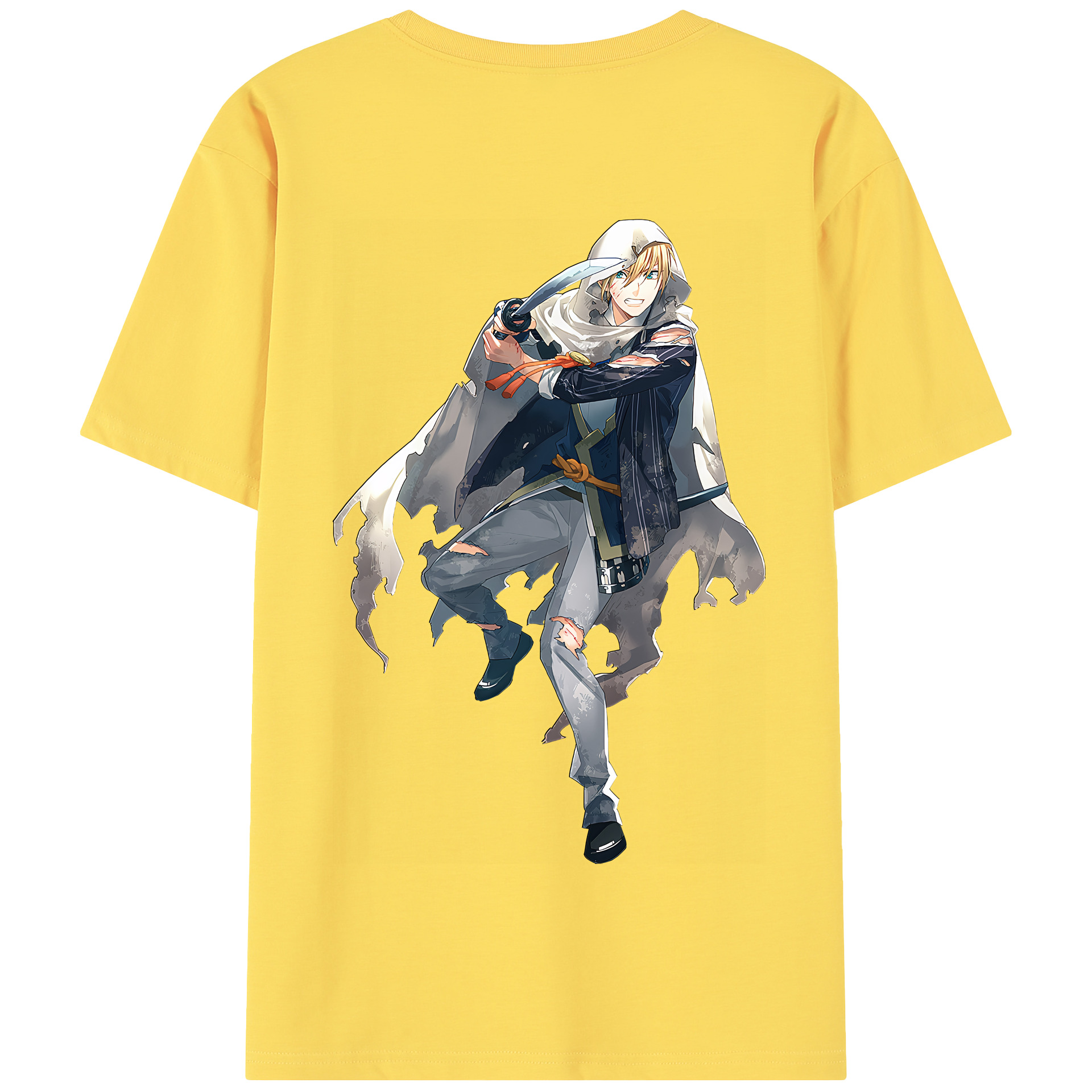 （画像用） 刀剣乱舞 Touken Ranbu 綿100％半袖Tシャツ（背面プリント）