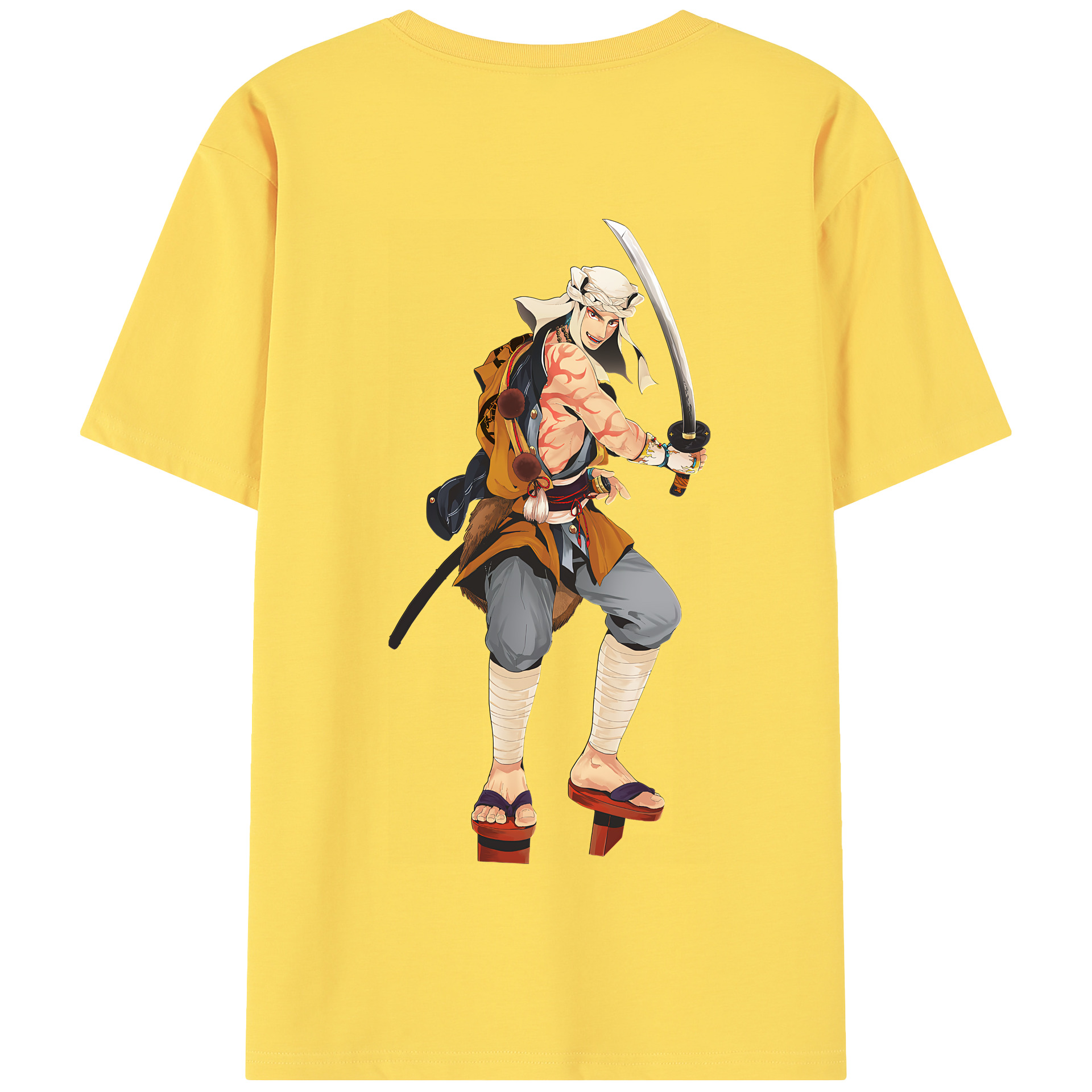 （画像用） 刀剣乱舞 Touken Ranbu 綿100％半袖Tシャツ（背面プリント）