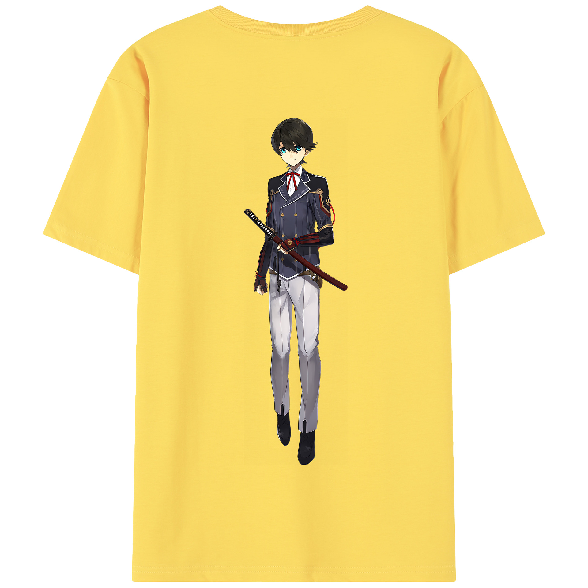 （画像用） 刀剣乱舞 Touken Ranbu 綿100％半袖Tシャツ（背面プリント）