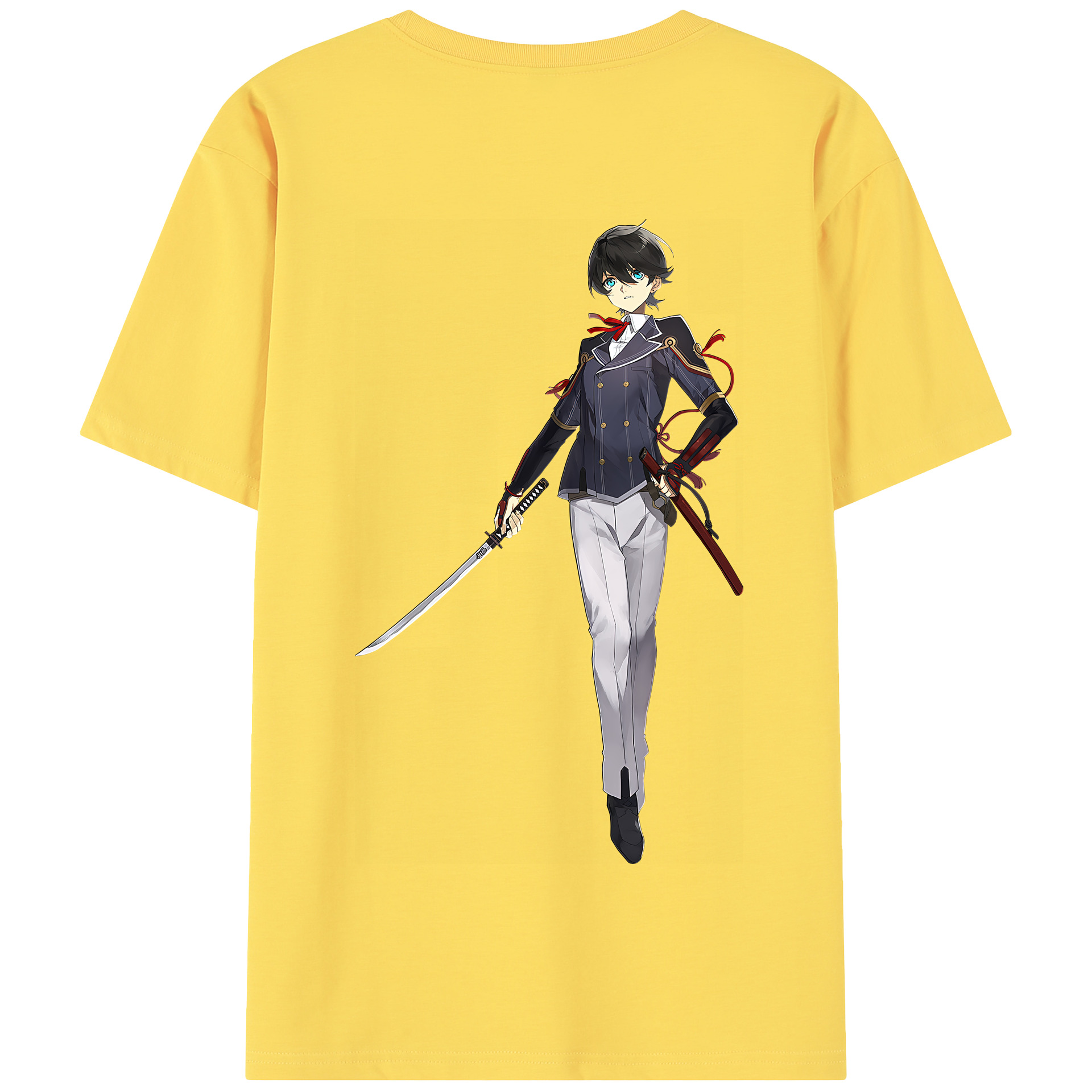 （画像用） 刀剣乱舞 Touken Ranbu 綿100％半袖Tシャツ（背面プリント）