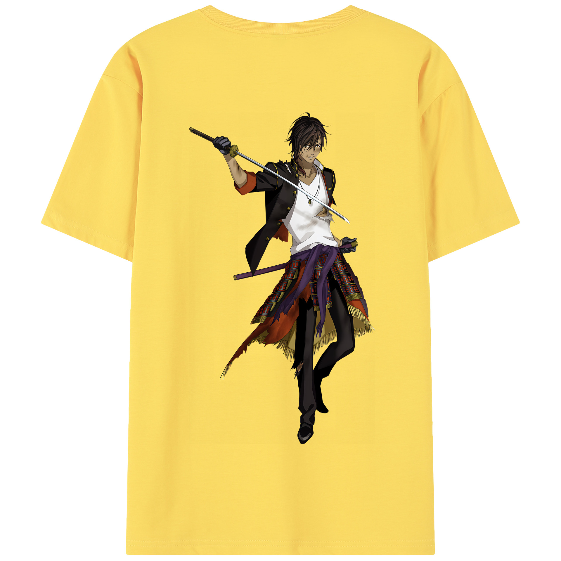 （画像用） 刀剣乱舞 Touken Ranbu 綿100％半袖Tシャツ（背面プリント）