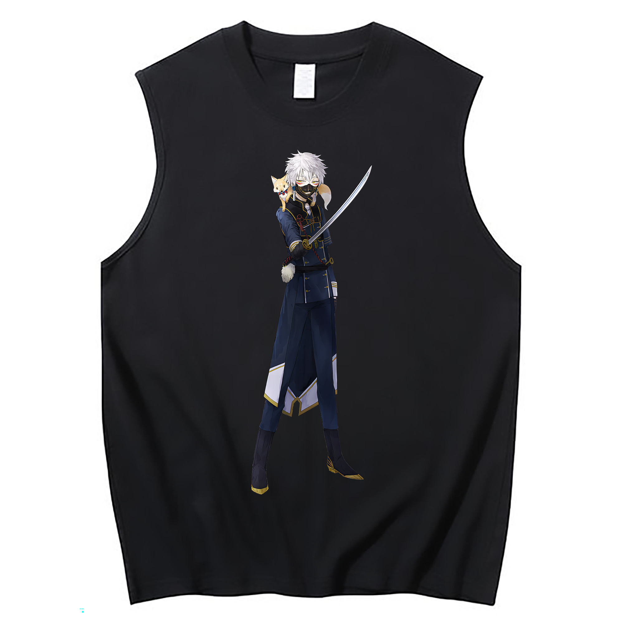 （画像用） 刀剣乱舞 Touken Ranbu コットン100％タンクトップ（フロントプリント）
