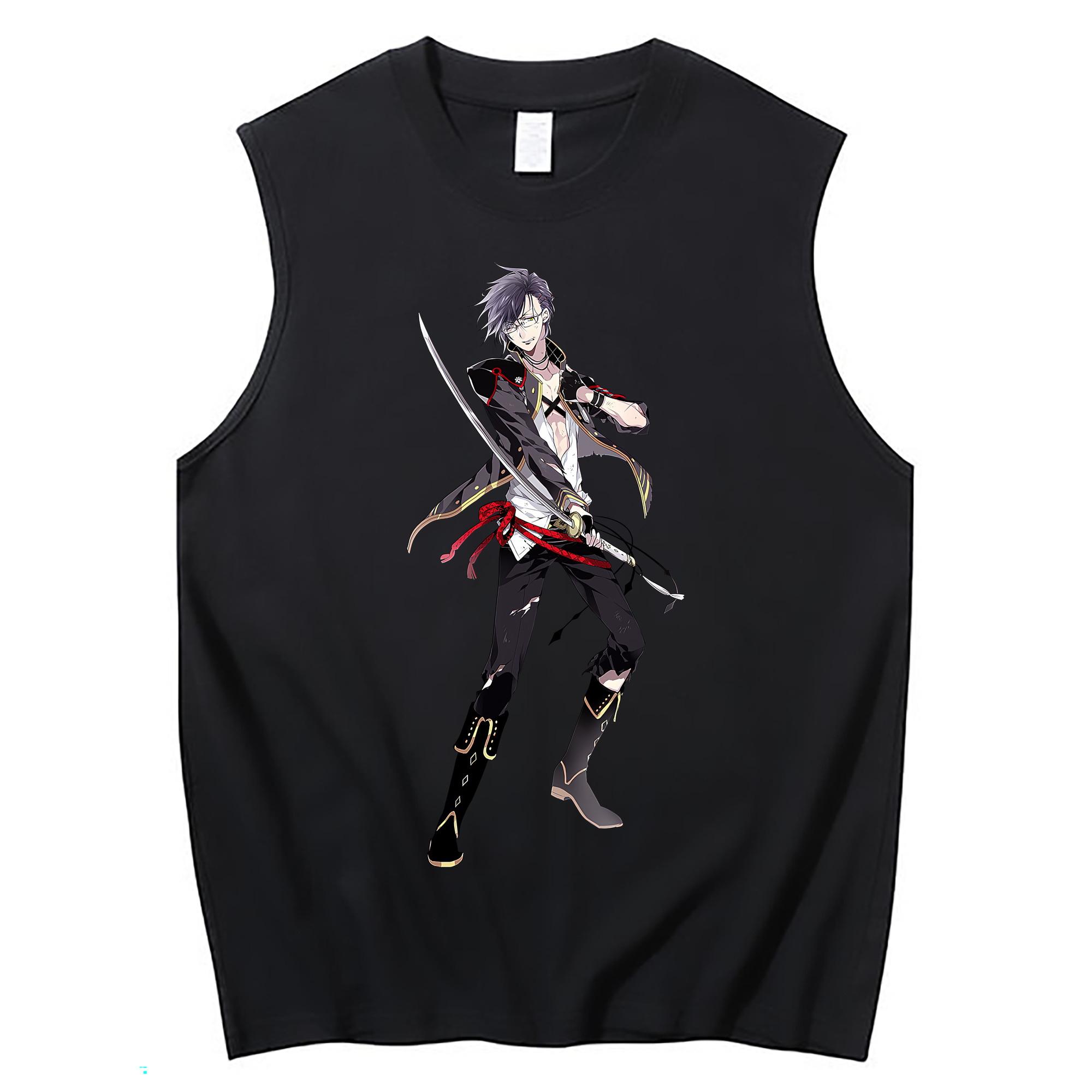 （画像用） 刀剣乱舞 Touken Ranbu コットン100％タンクトップ（フロントプリント）