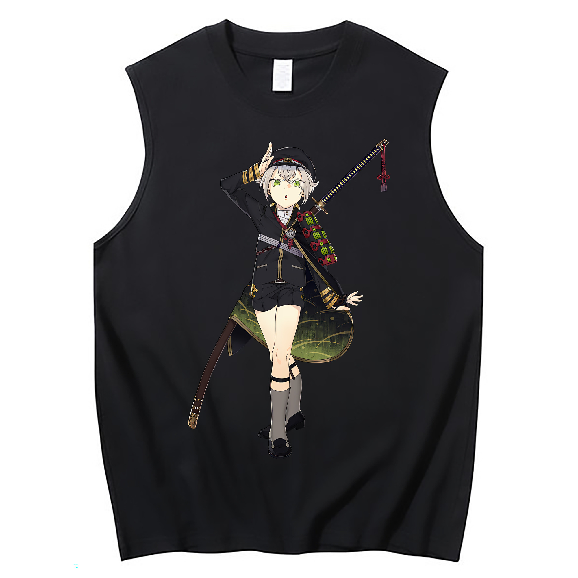 （画像用） 刀剣乱舞 Touken Ranbu コットン100％タンクトップ（フロントプリント）