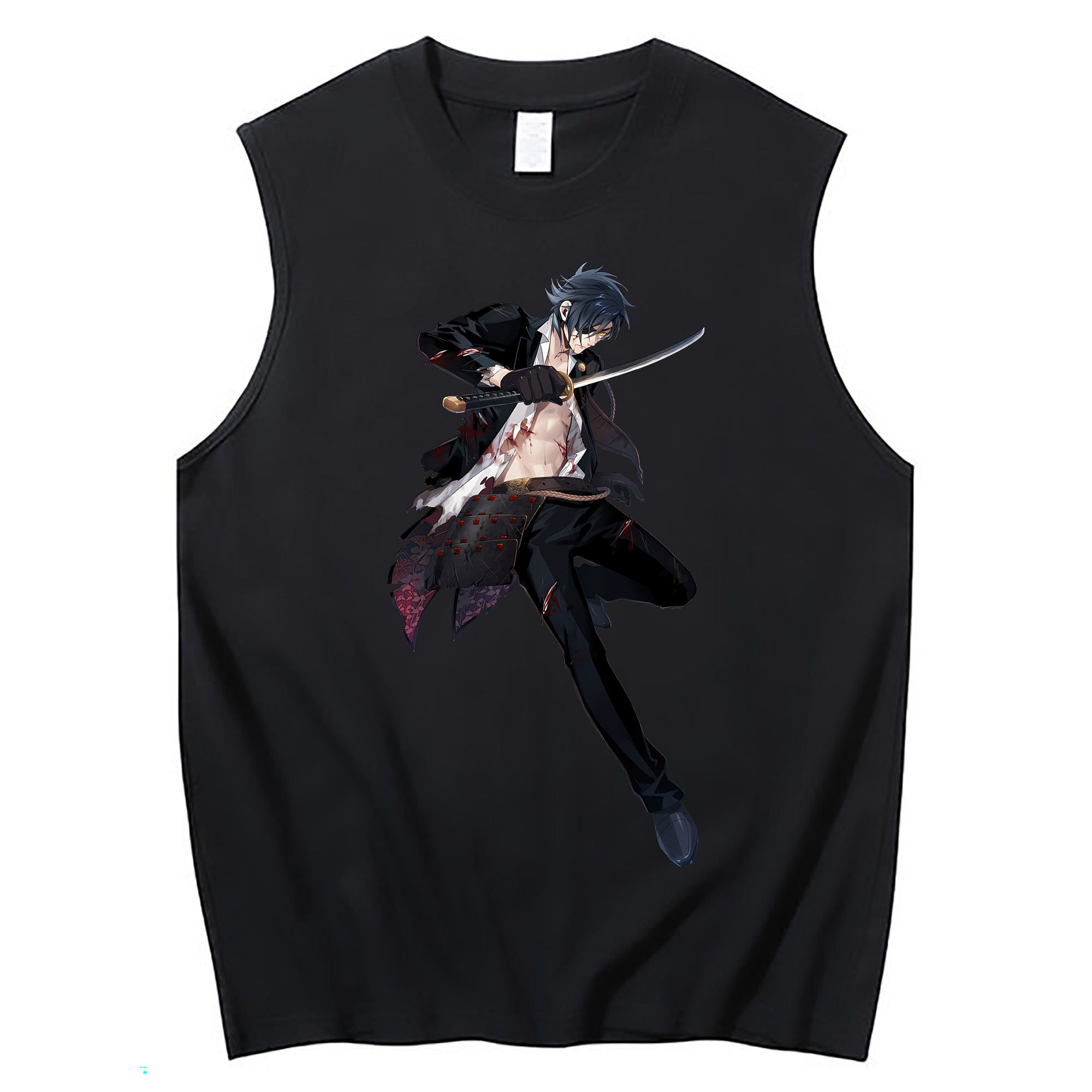 （画像用） 刀剣乱舞 Touken Ranbu コットン100％タンクトップ（フロントプリント）