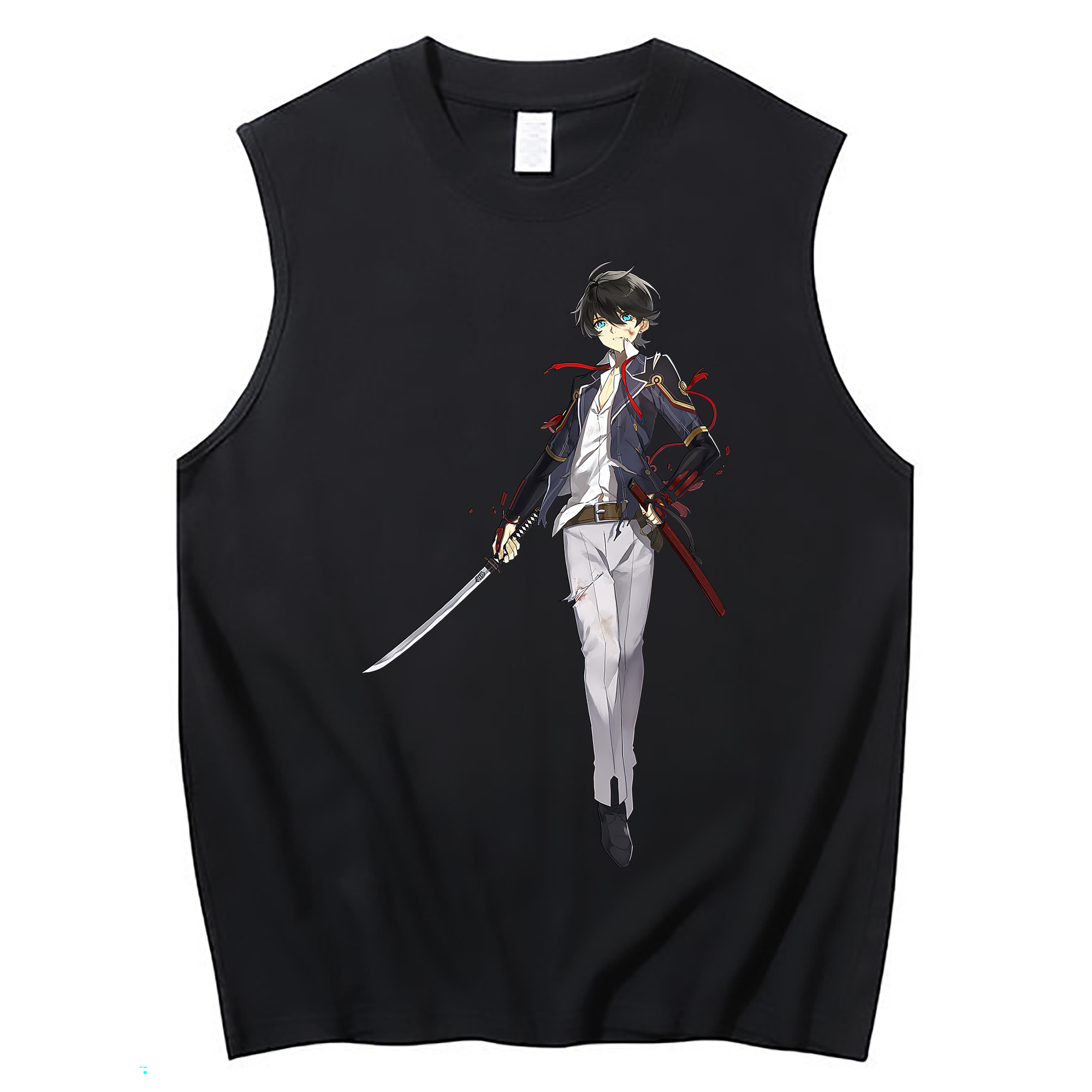 （画像用） 刀剣乱舞 Touken Ranbu コットン100％タンクトップ（フロントプリント）