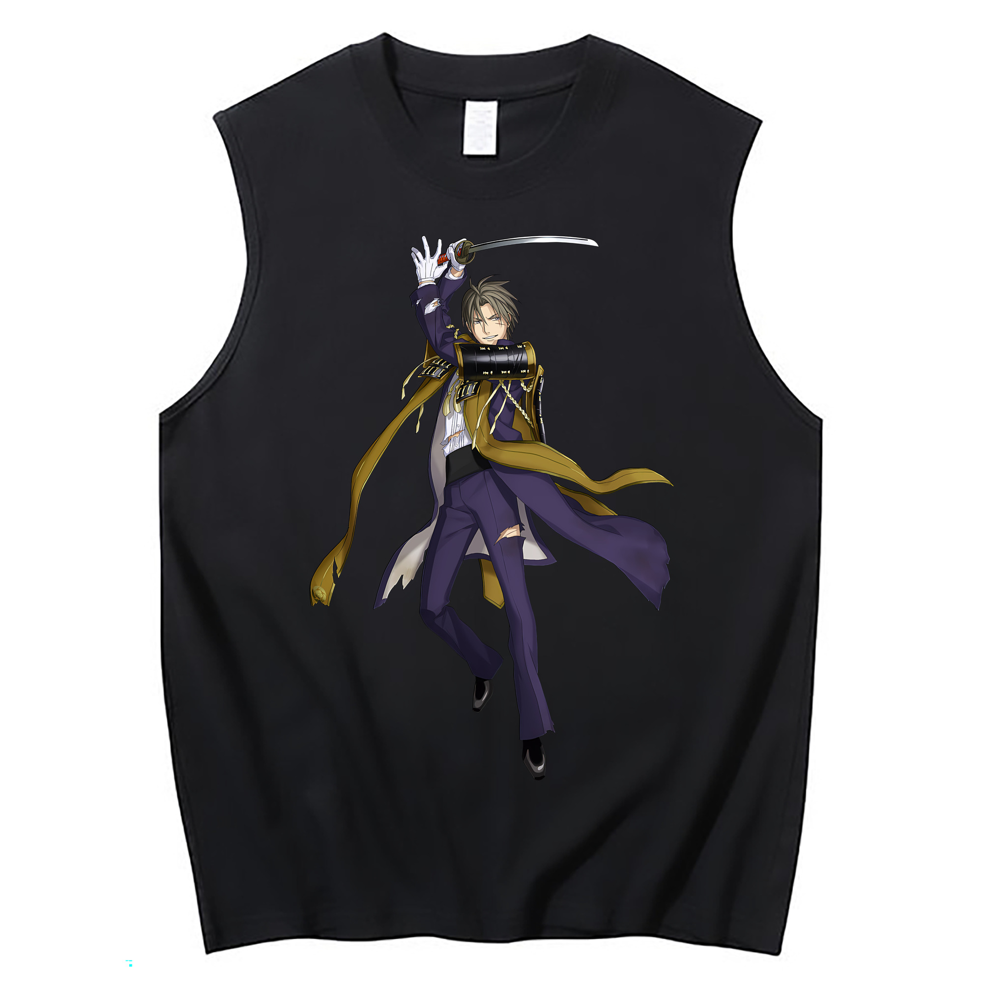 （画像用） 刀剣乱舞 Touken Ranbu コットン100％タンクトップ（フロントプリント）