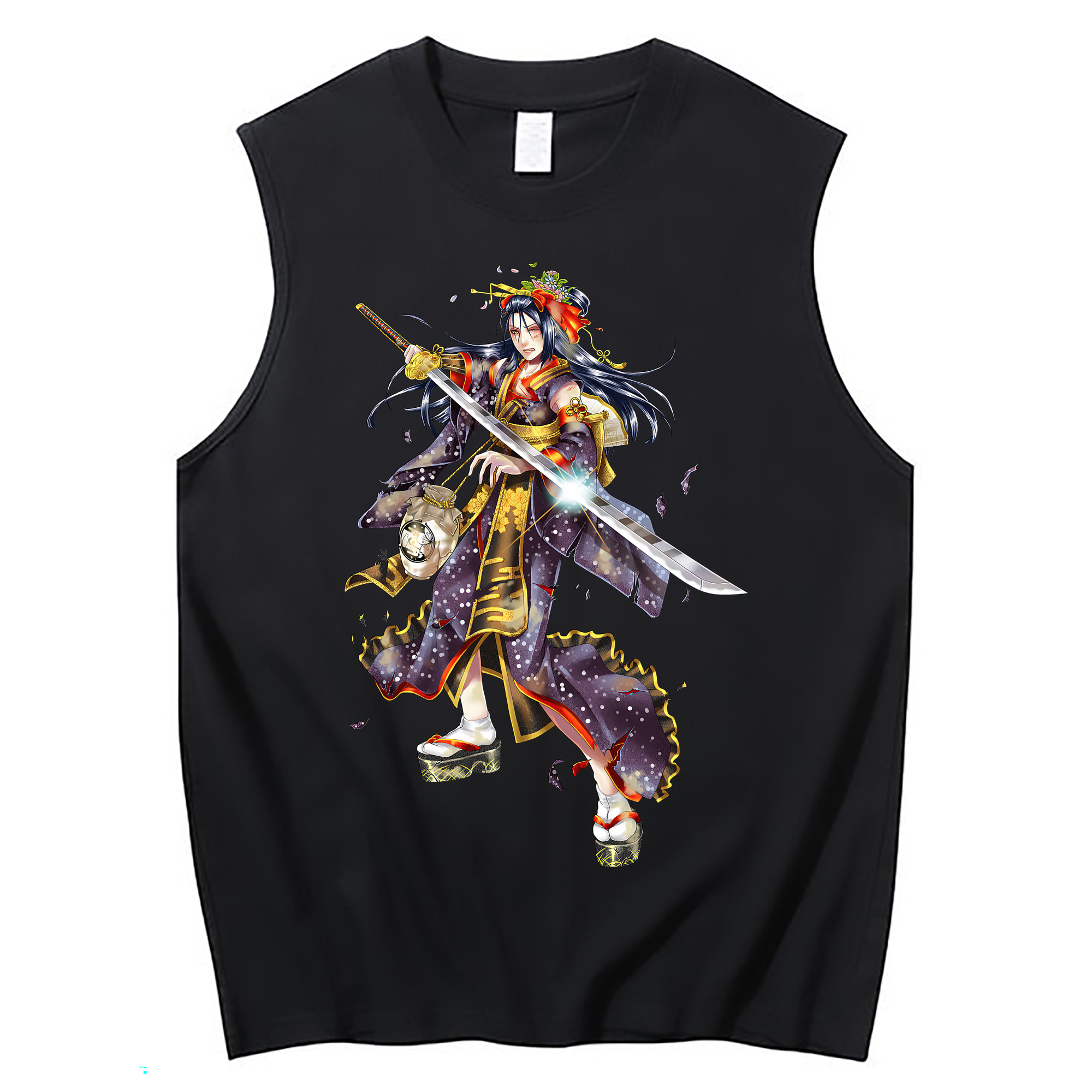 （画像用） 刀剣乱舞 Touken Ranbu コットン100％タンクトップ（フロントプリント）