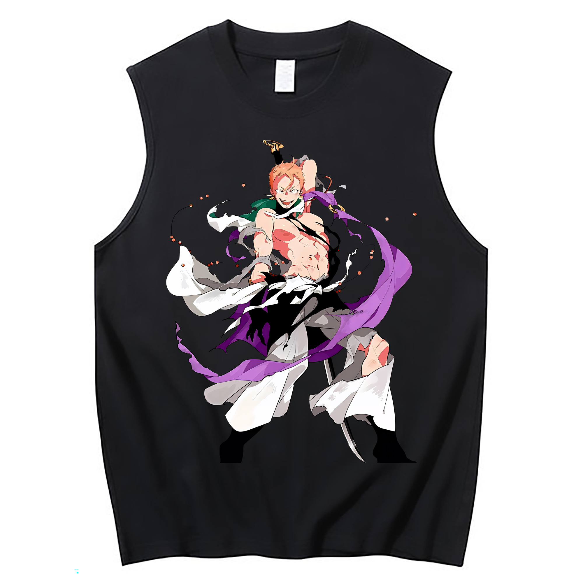 （画像用） 刀剣乱舞 Touken Ranbu コットン100％タンクトップ（フロントプリント）