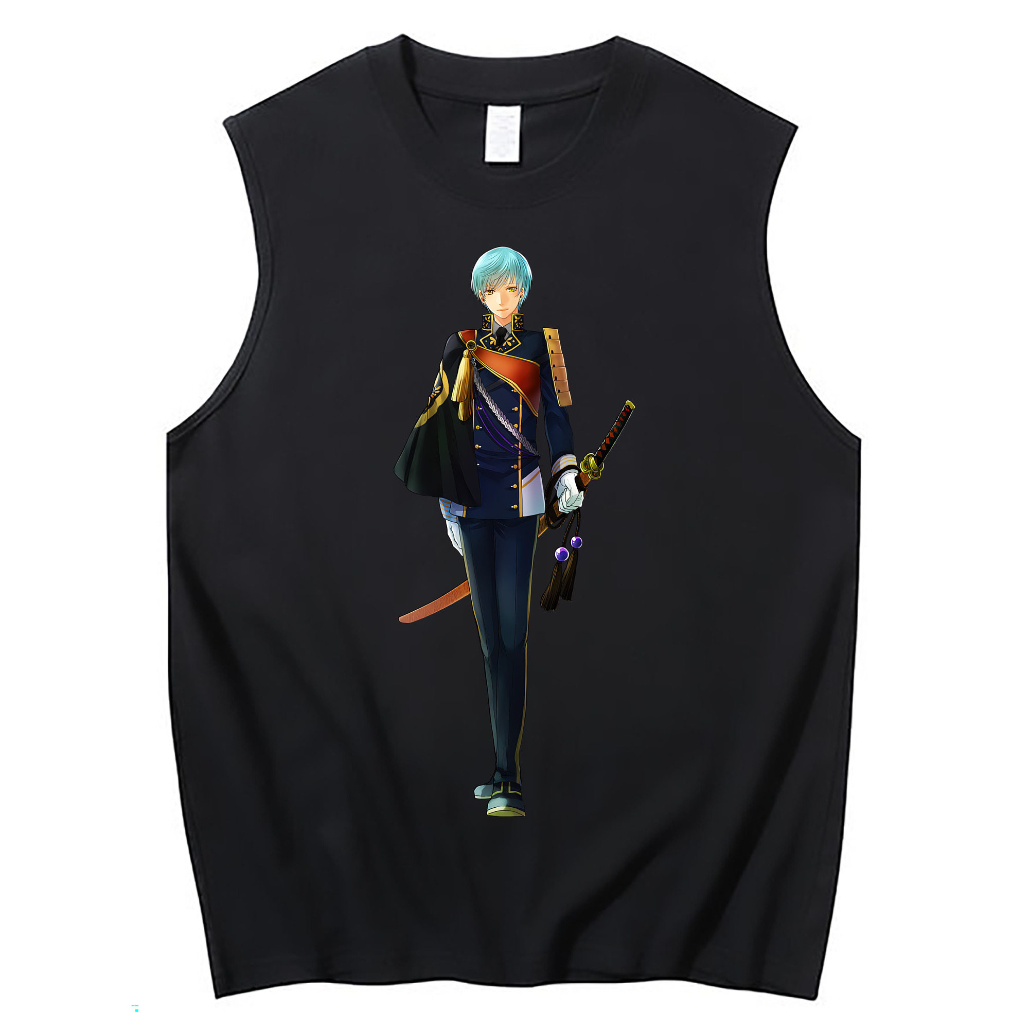 （画像用） 刀剣乱舞 Touken Ranbu コットン100％タンクトップ（フロントプリント）