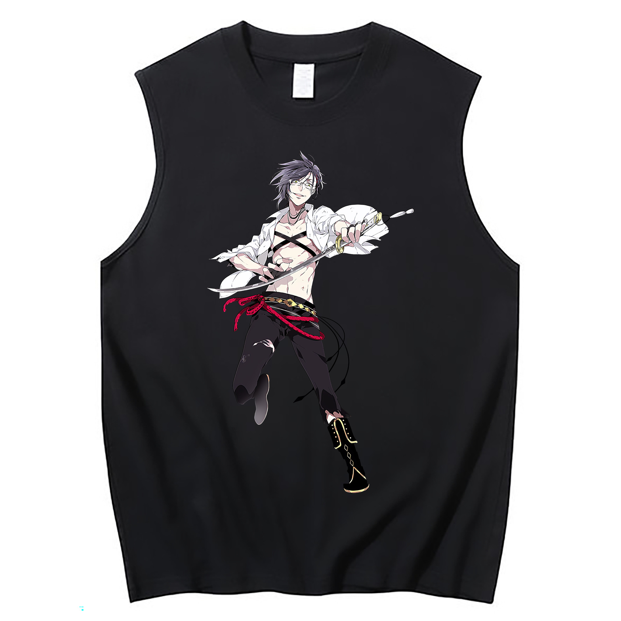 （画像用） 刀剣乱舞 Touken Ranbu コットン100％タンクトップ（フロントプリント）