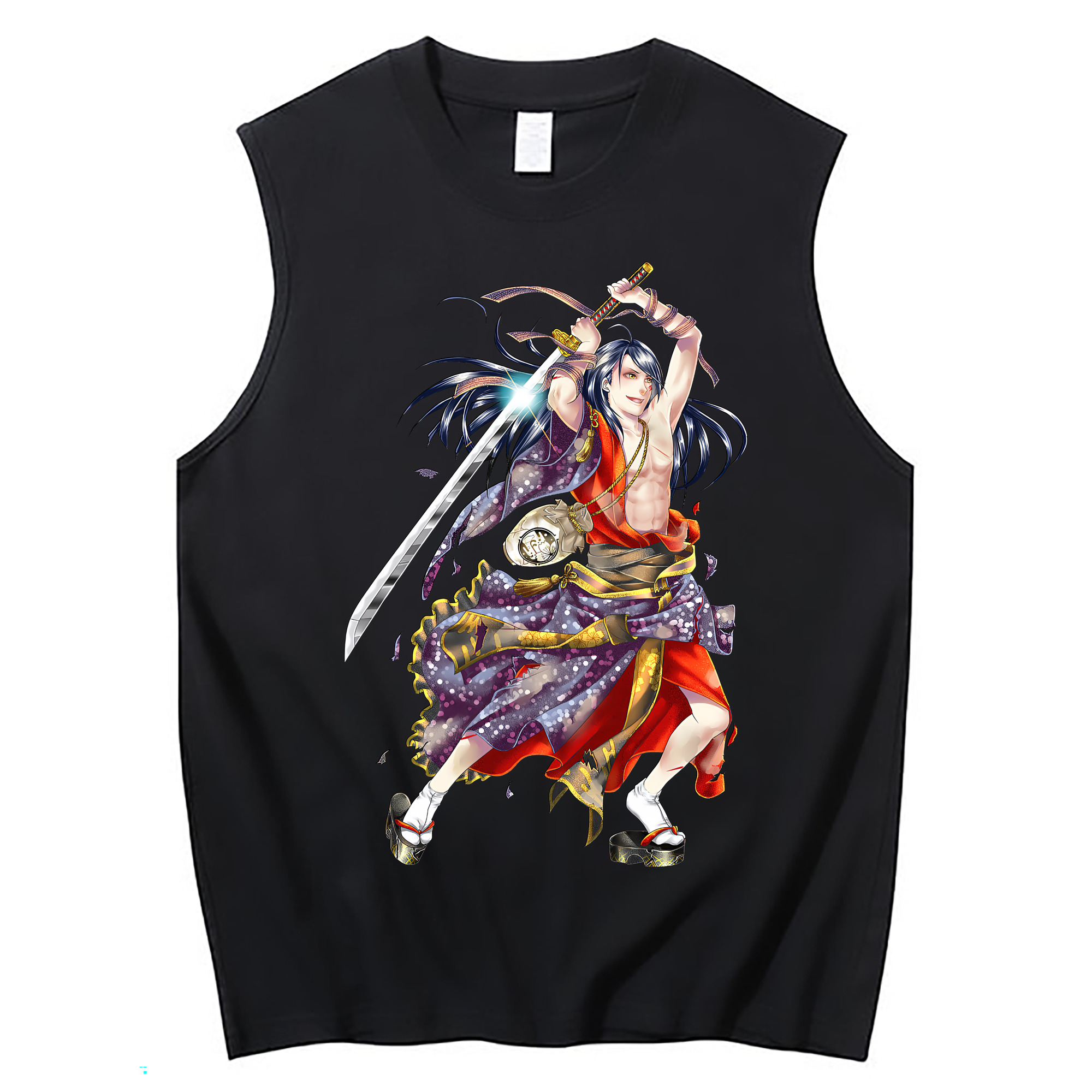 （画像用） 刀剣乱舞 Touken Ranbu コットン100％タンクトップ（フロントプリント）
