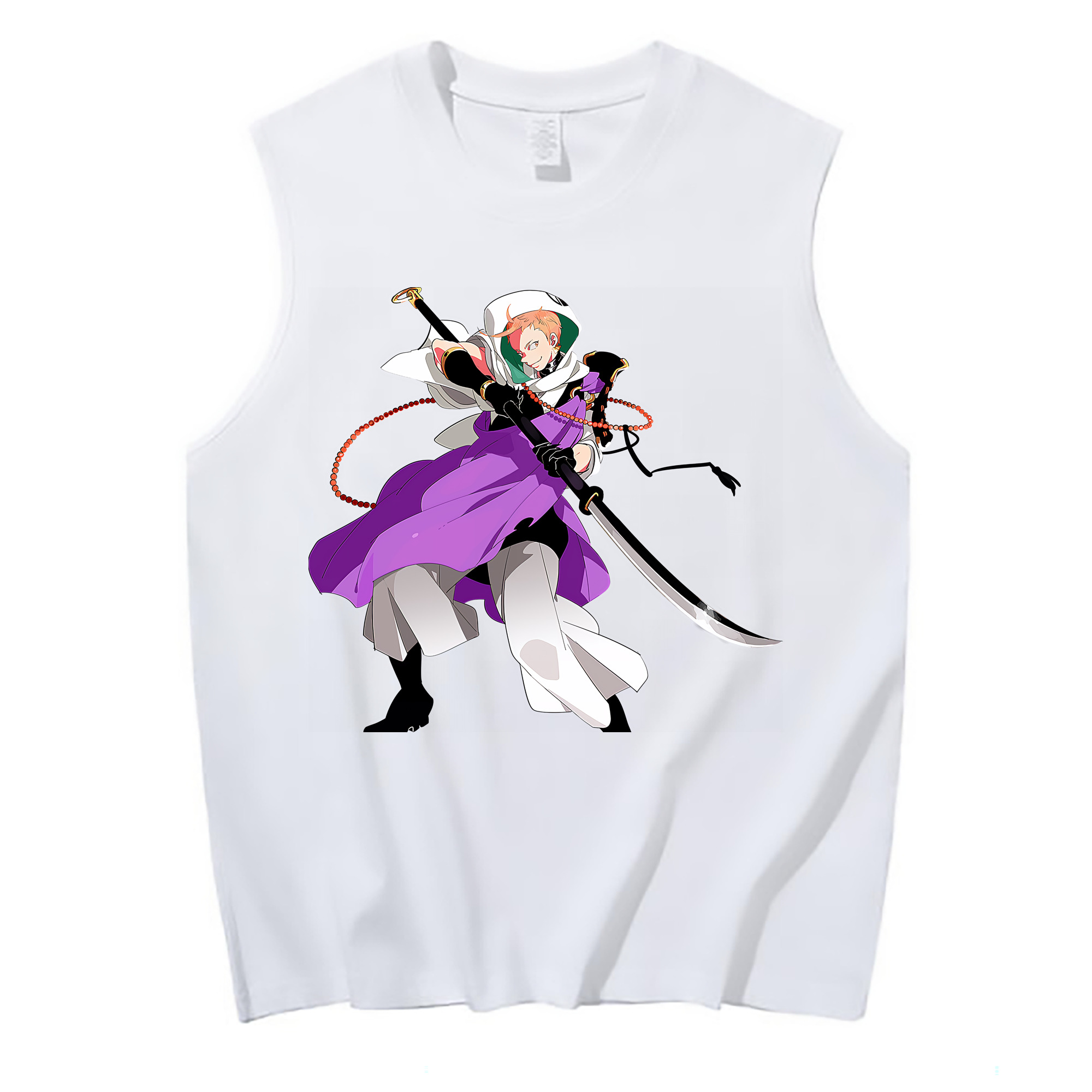 （画像用） 刀剣乱舞 Touken Ranbu コットン100％タンクトップ（フロントプリント）