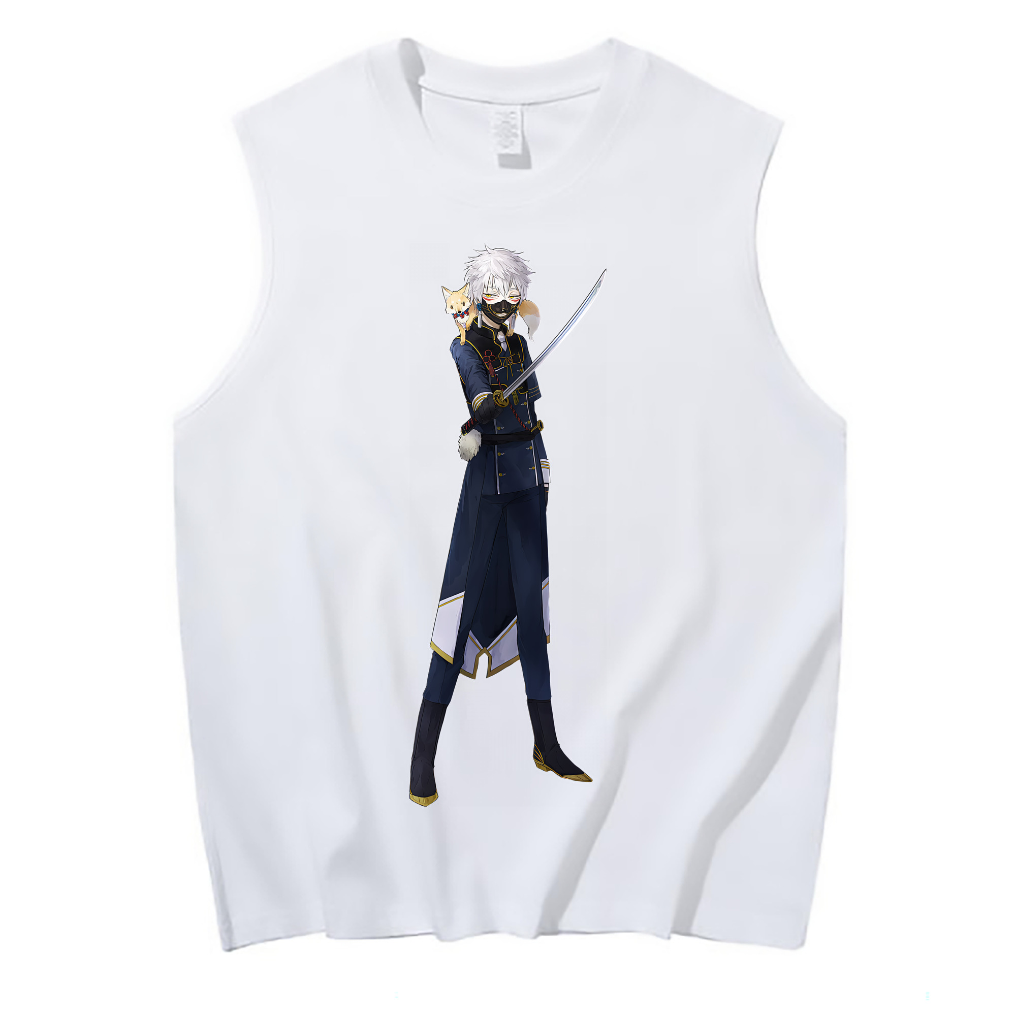 （画像用） 刀剣乱舞 Touken Ranbu コットン100％タンクトップ（フロントプリント）