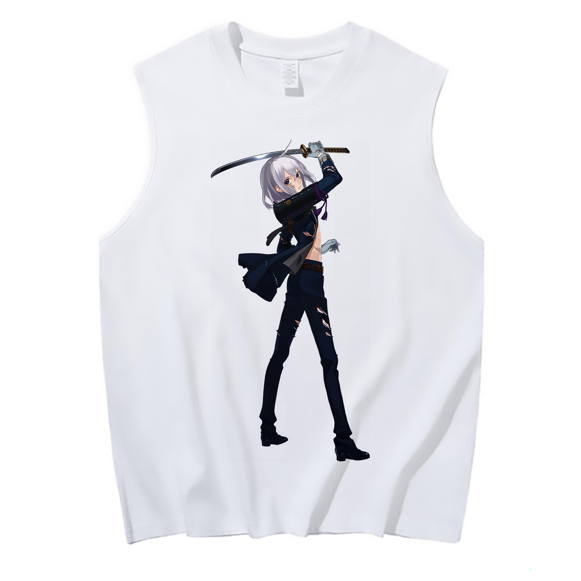 （画像用） 刀剣乱舞 Touken Ranbu コットン100％タンクトップ（フロントプリント）