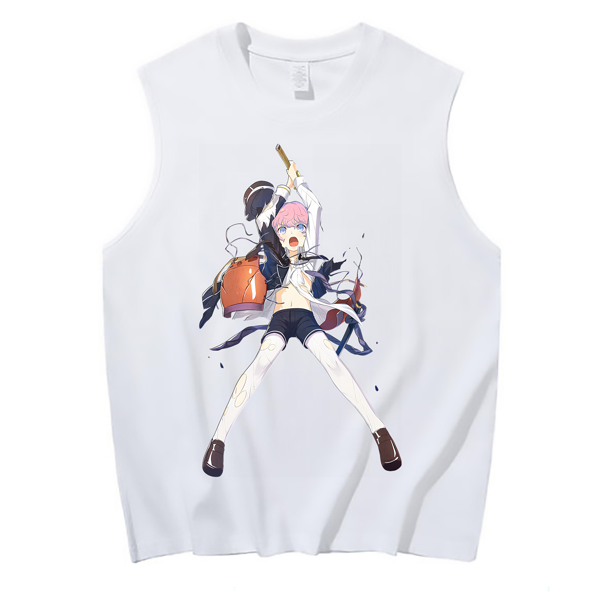 （画像用） 刀剣乱舞 Touken Ranbu コットン100％タンクトップ（フロントプリント）