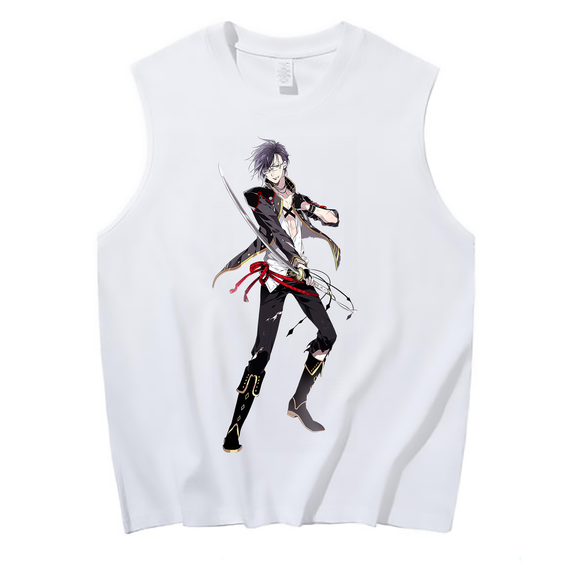 （画像用） 刀剣乱舞 Touken Ranbu コットン100％タンクトップ（フロントプリント）