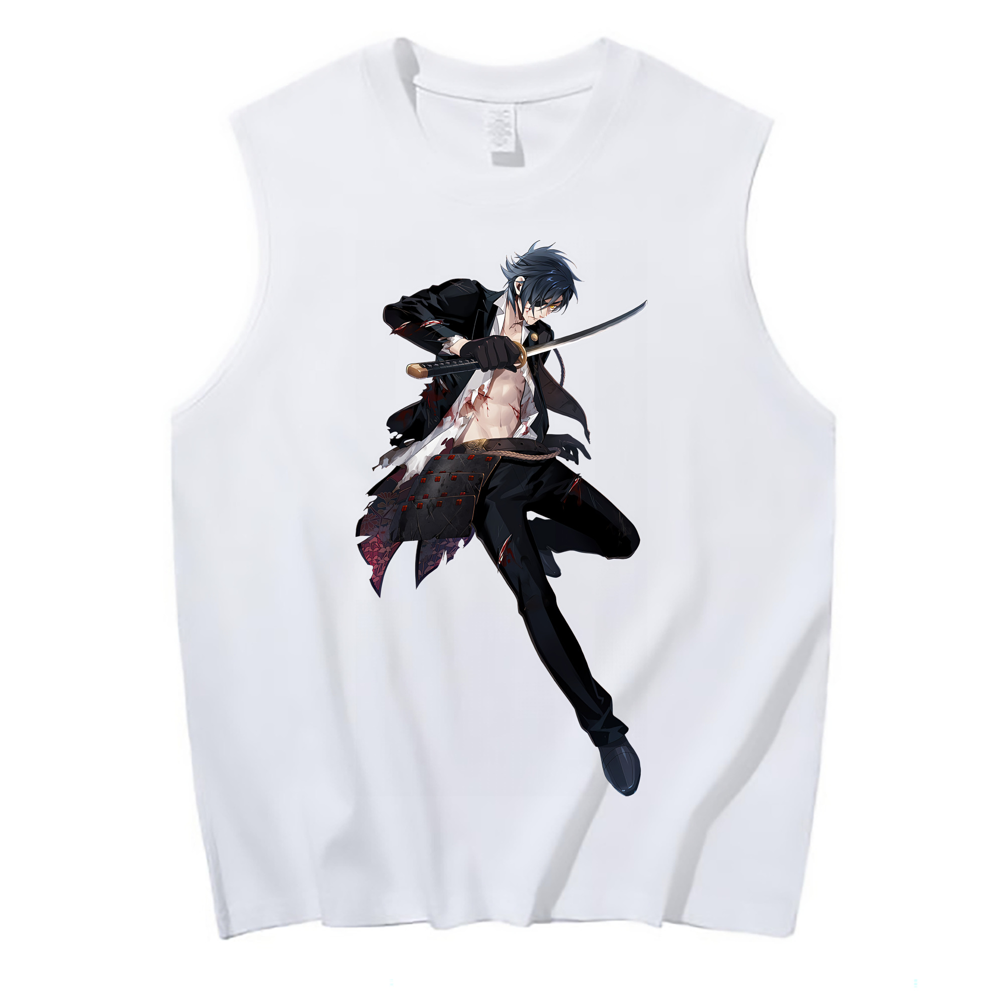 （画像用） 刀剣乱舞 Touken Ranbu コットン100％タンクトップ（フロントプリント）
