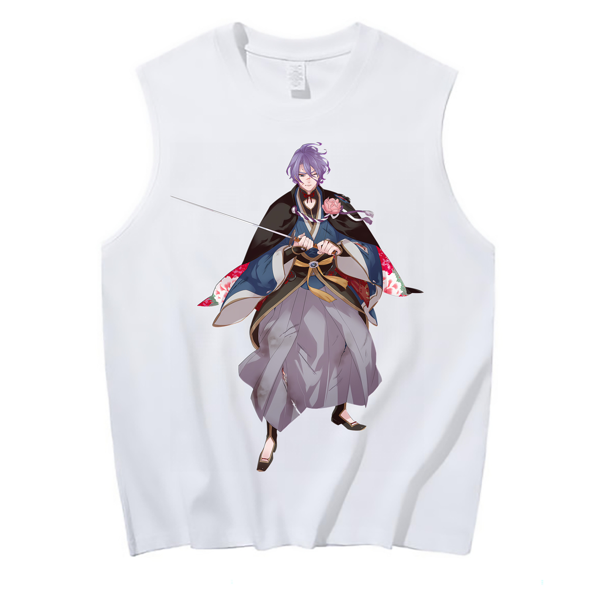 （画像用） 刀剣乱舞 Touken Ranbu コットン100％タンクトップ（フロントプリント）