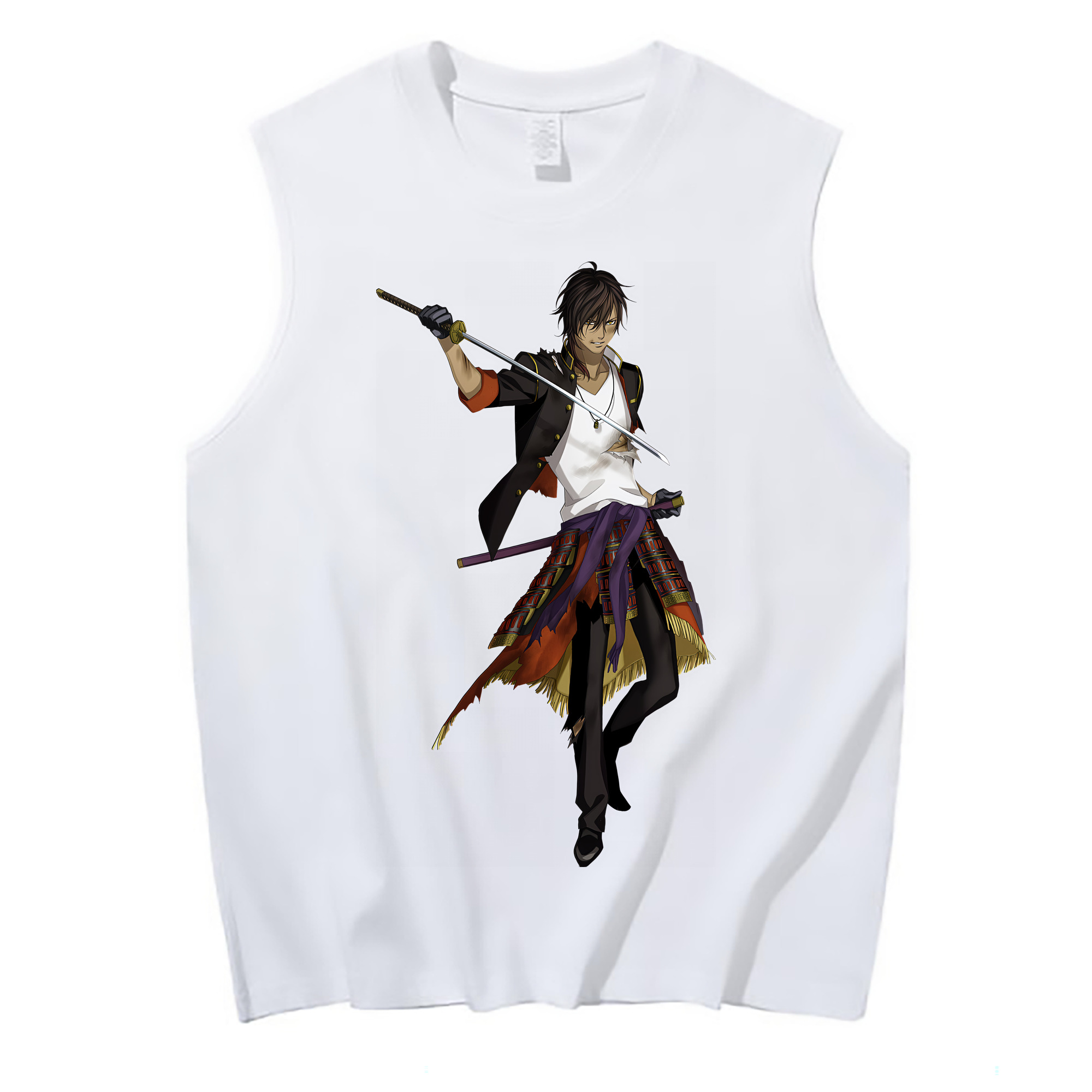 （画像用） 刀剣乱舞 Touken Ranbu コットン100％タンクトップ（フロントプリント）