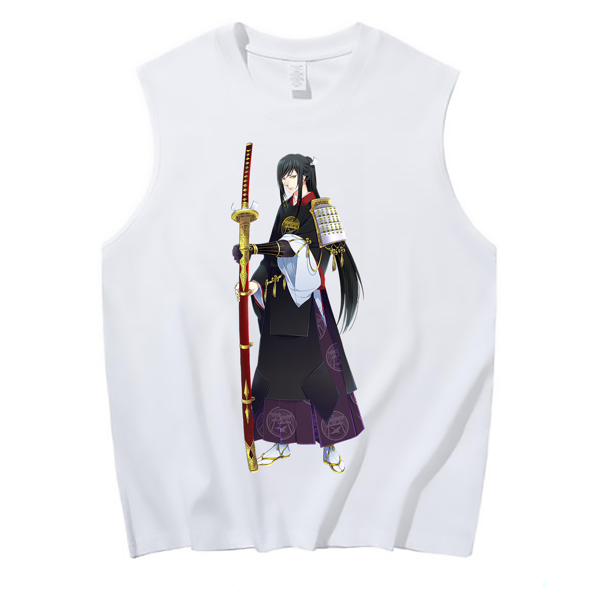 （画像用） 刀剣乱舞 Touken Ranbu コットン100％タンクトップ（フロントプリント）