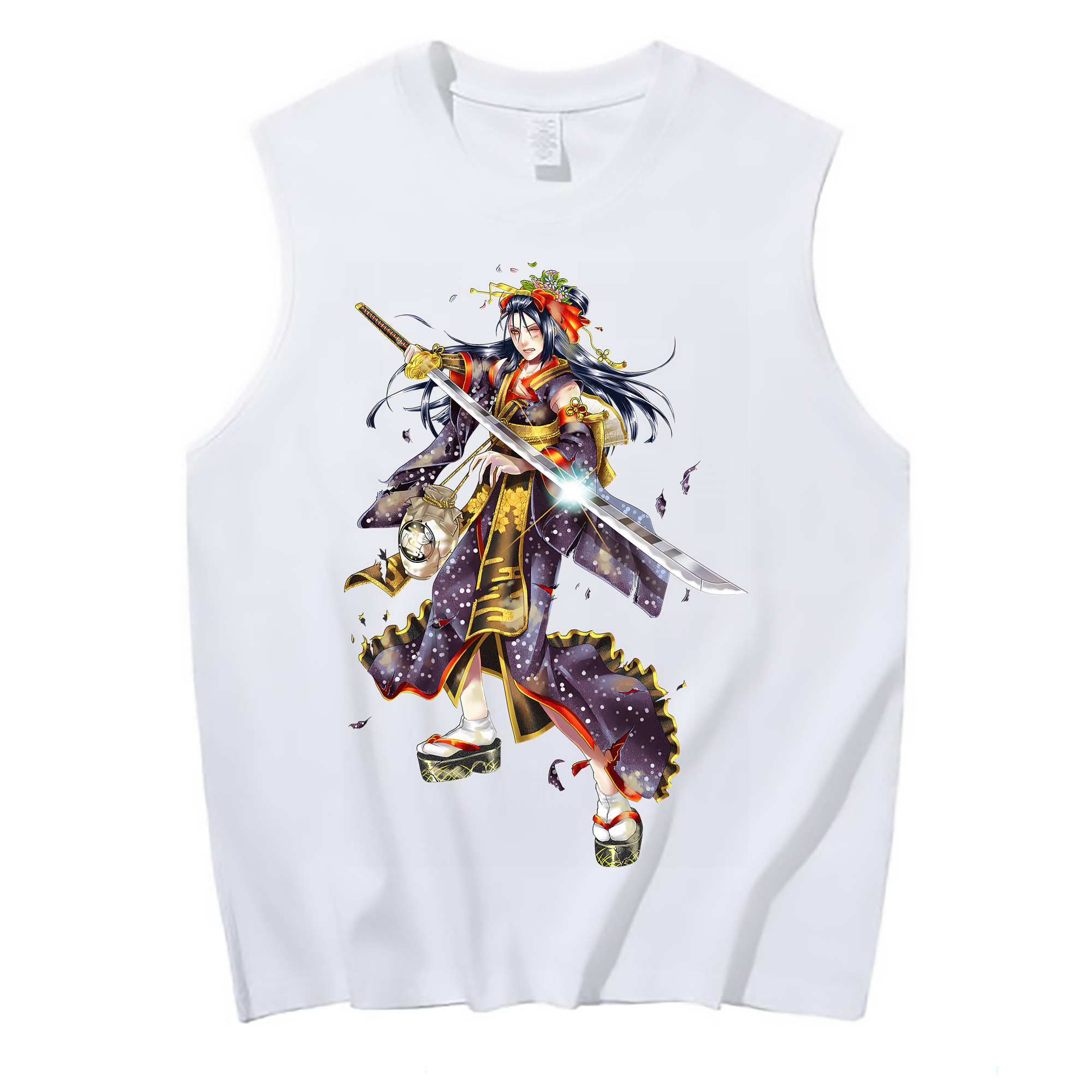 （画像用） 刀剣乱舞 Touken Ranbu コットン100％タンクトップ（フロントプリント）