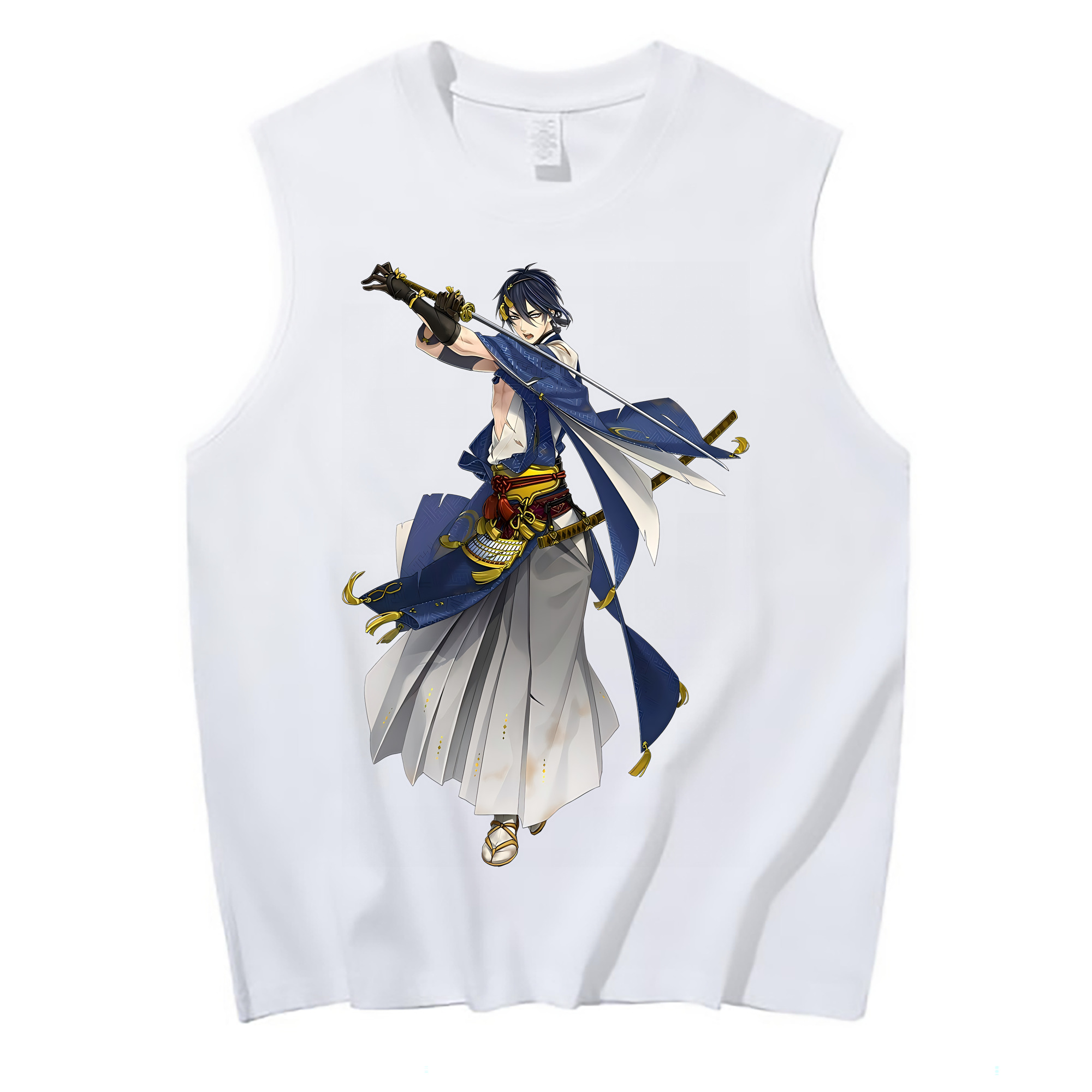 （画像用） 刀剣乱舞 Touken Ranbu コットン100％タンクトップ（フロントプリント）