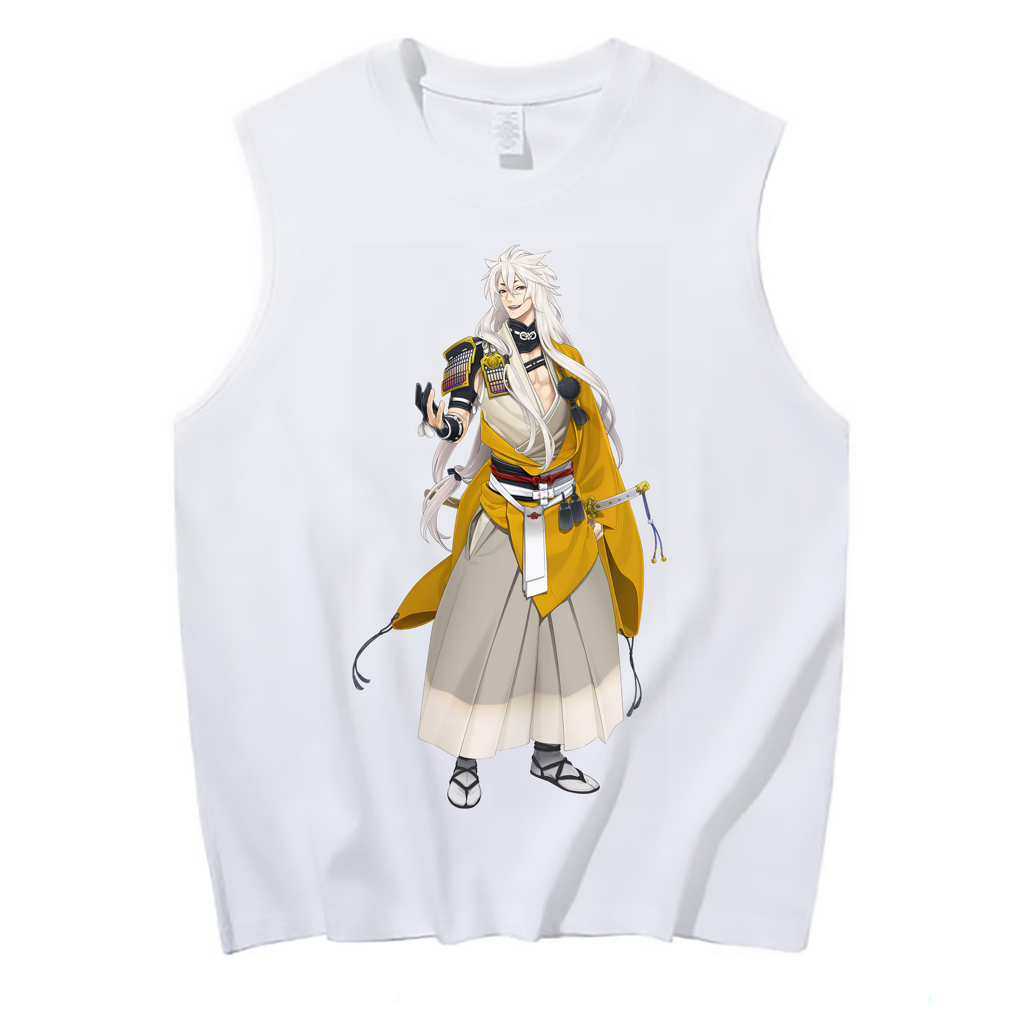 （画像用） 刀剣乱舞 Touken Ranbu コットン100％タンクトップ（フロントプリント）