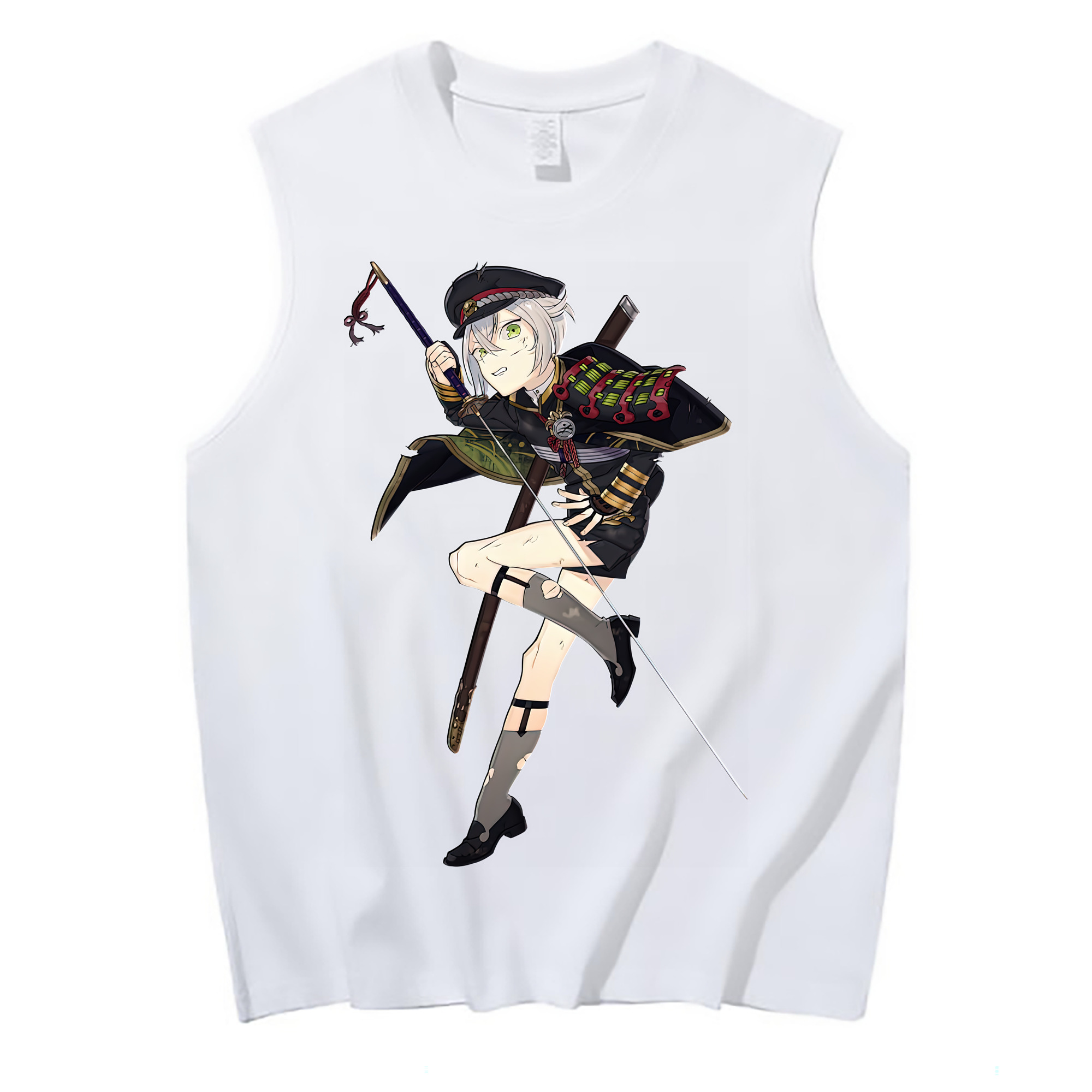 （画像用） 刀剣乱舞 Touken Ranbu コットン100％タンクトップ（フロントプリント）