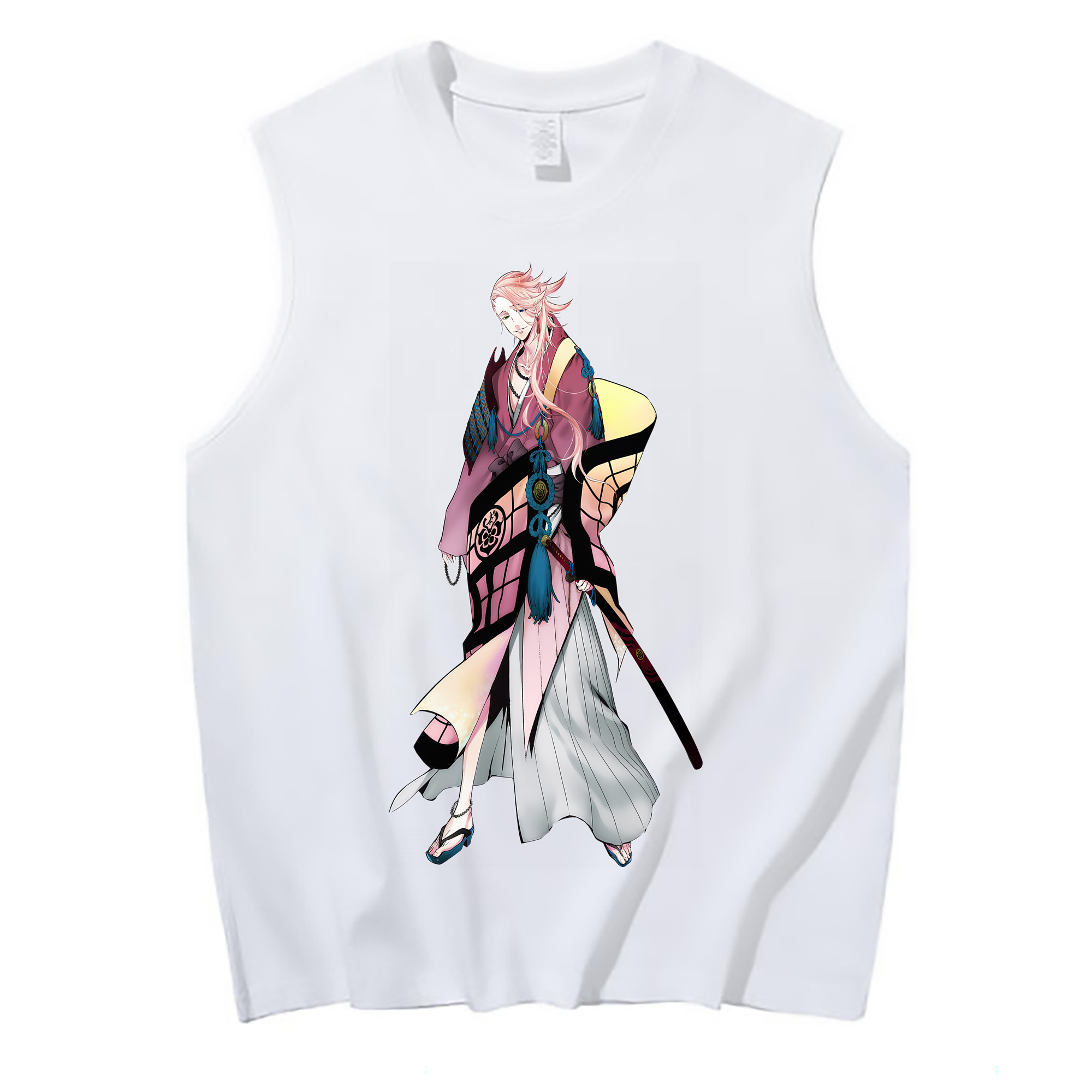 （画像用） 刀剣乱舞 Touken Ranbu コットン100％タンクトップ（フロントプリント）