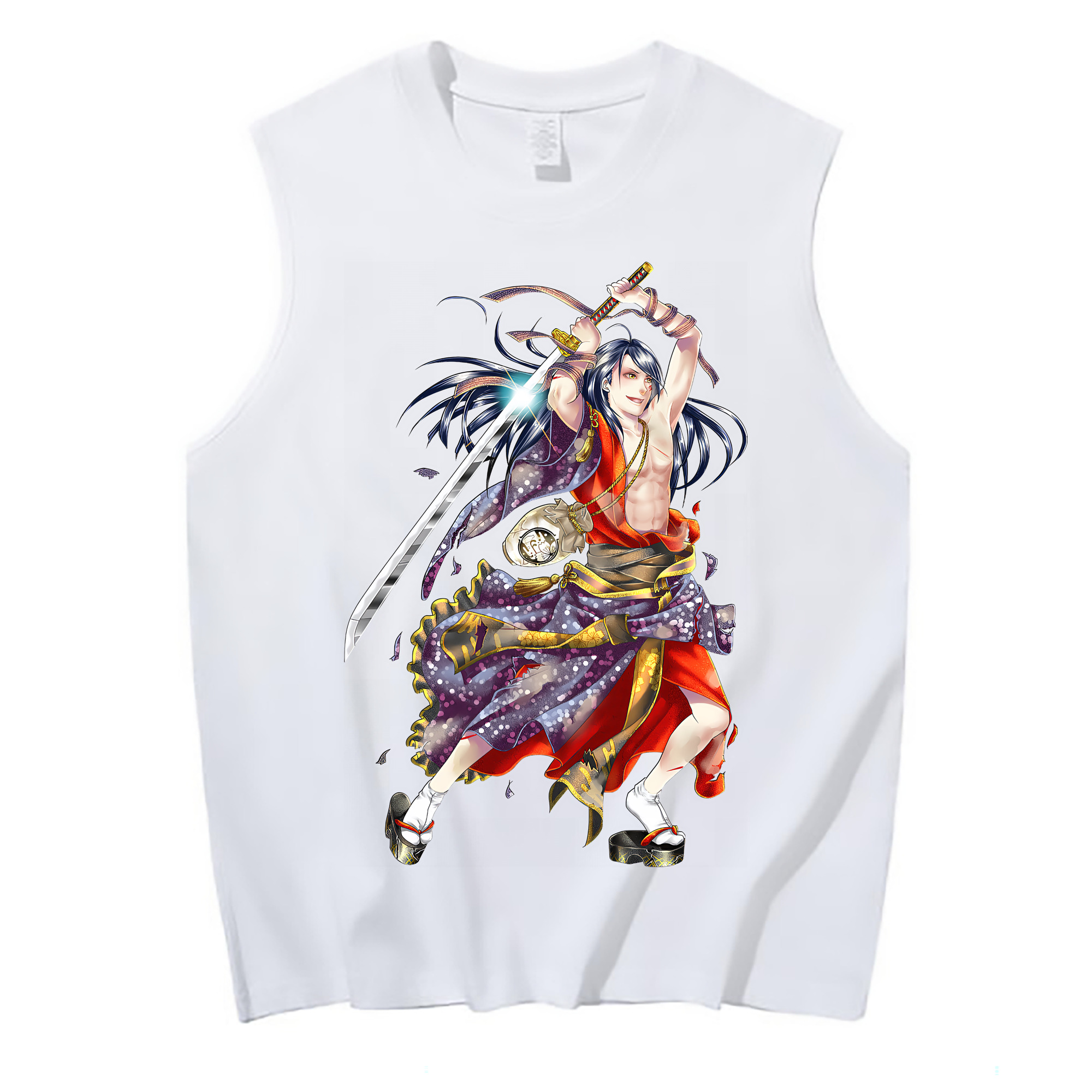 （画像用） 刀剣乱舞 Touken Ranbu コットン100％タンクトップ（フロントプリント）