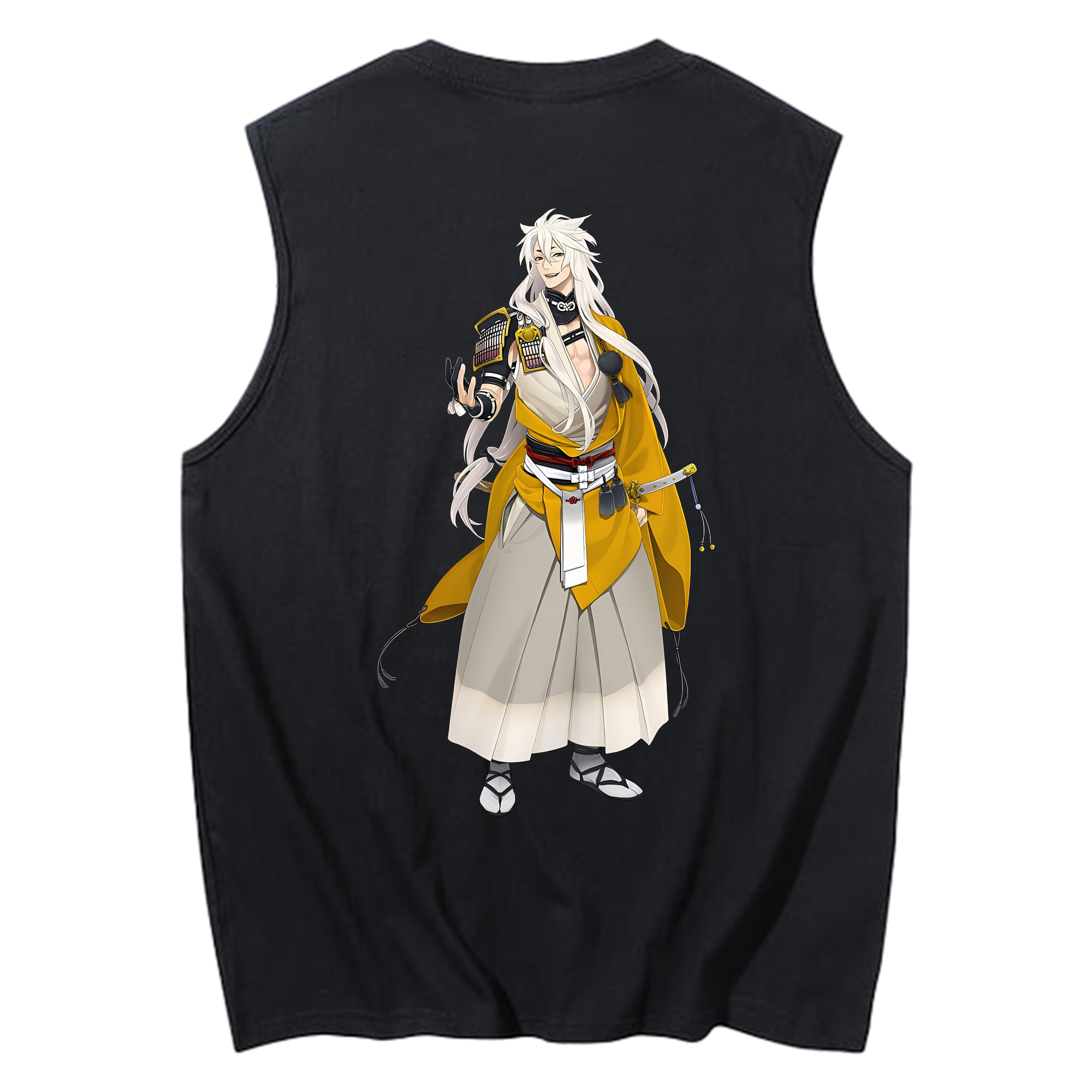 （画像用） 刀剣乱舞 Touken Ranbu コットン100％タンクトップ（背面プリント）