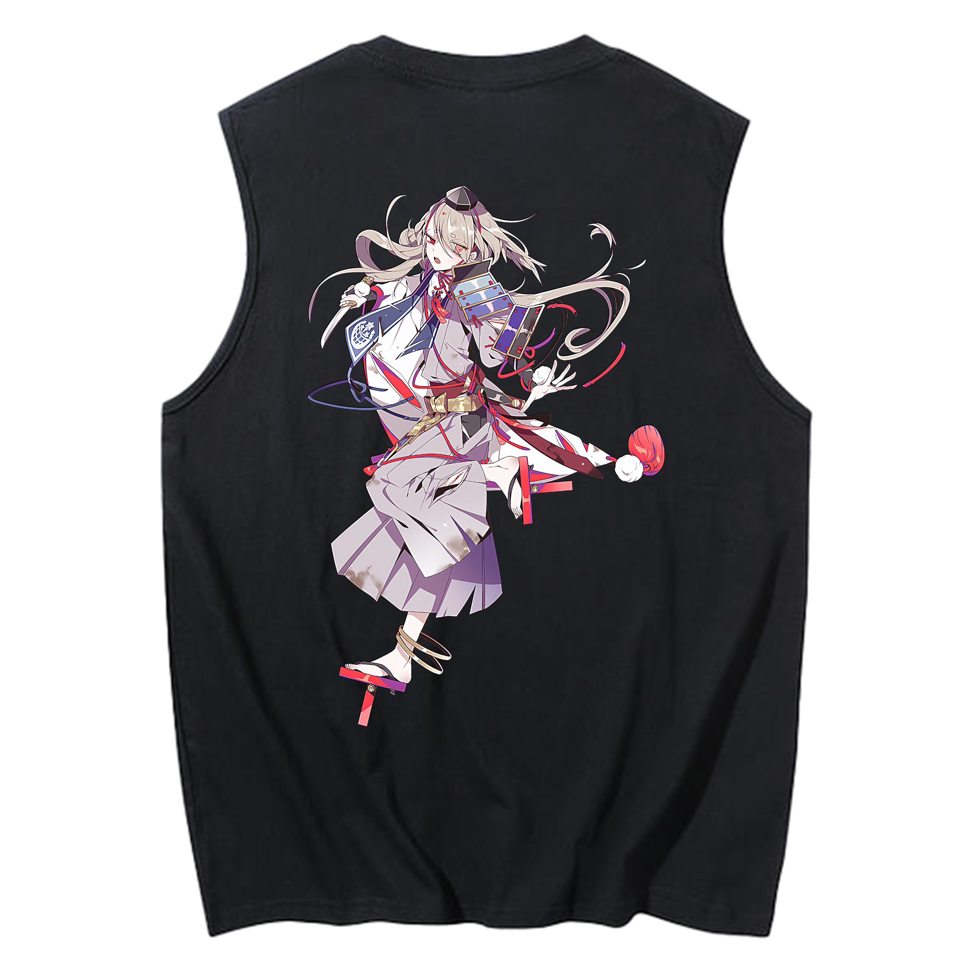 （画像用） 刀剣乱舞 Touken Ranbu コットン100％タンクトップ（背面プリント）