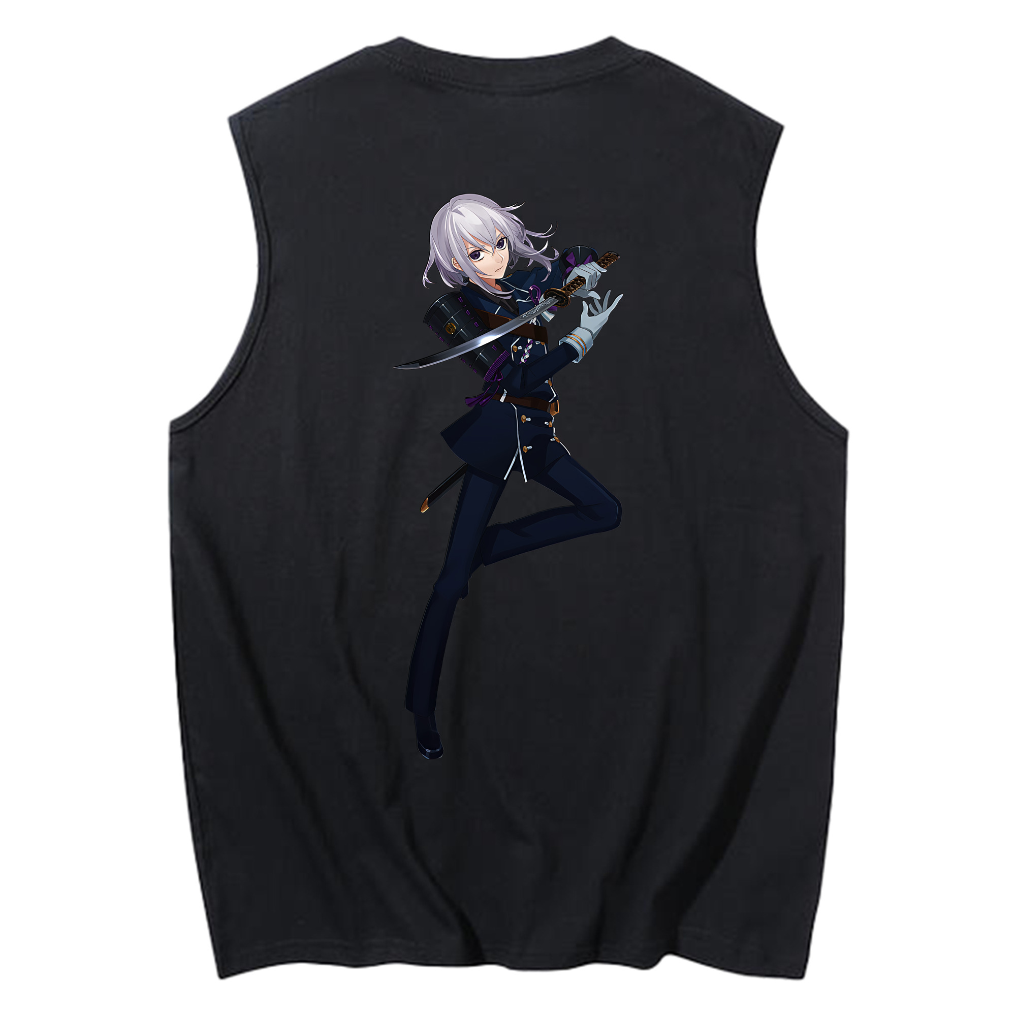 （画像用） 刀剣乱舞 Touken Ranbu コットン100％タンクトップ（背面プリント）