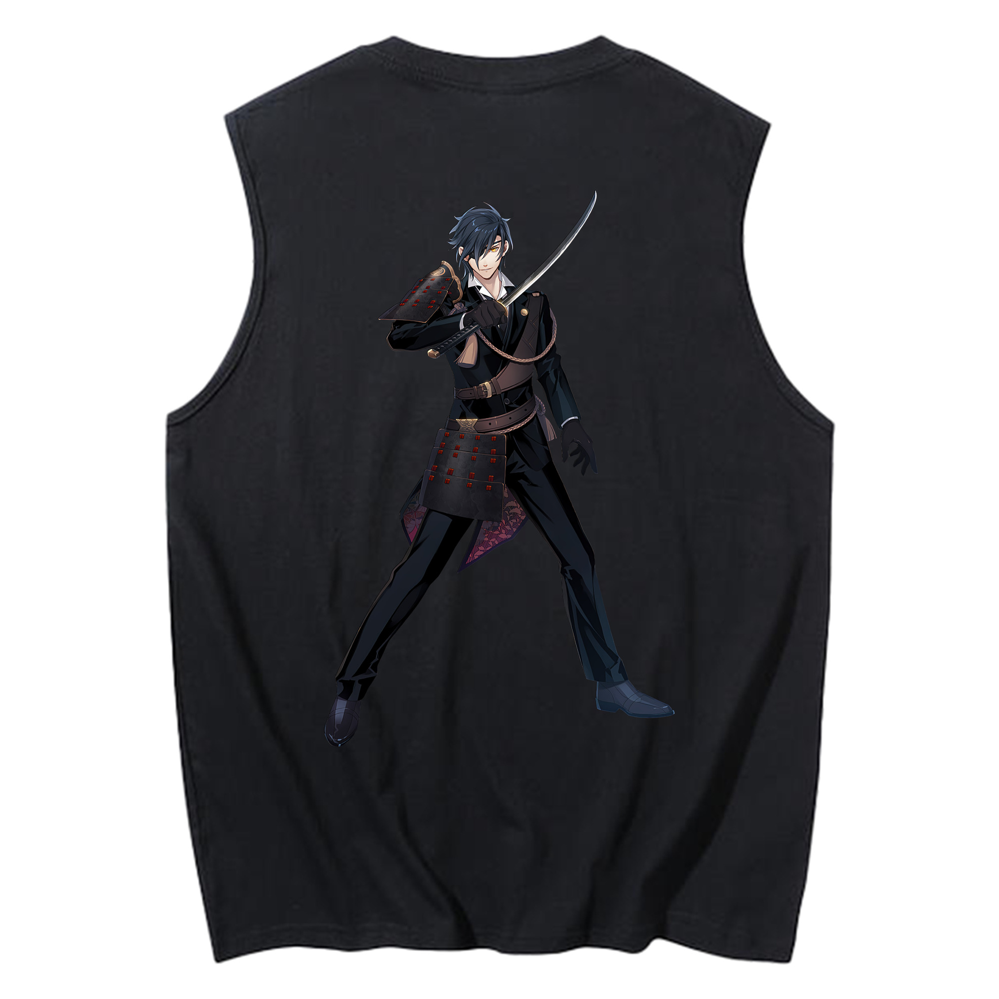 （画像用） 刀剣乱舞 Touken Ranbu コットン100％タンクトップ（背面プリント）