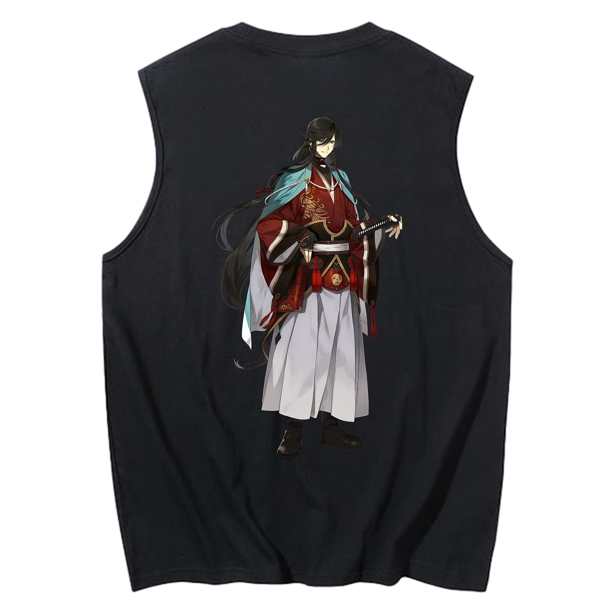 （画像用） 刀剣乱舞 Touken Ranbu コットン100％タンクトップ（背面プリント）