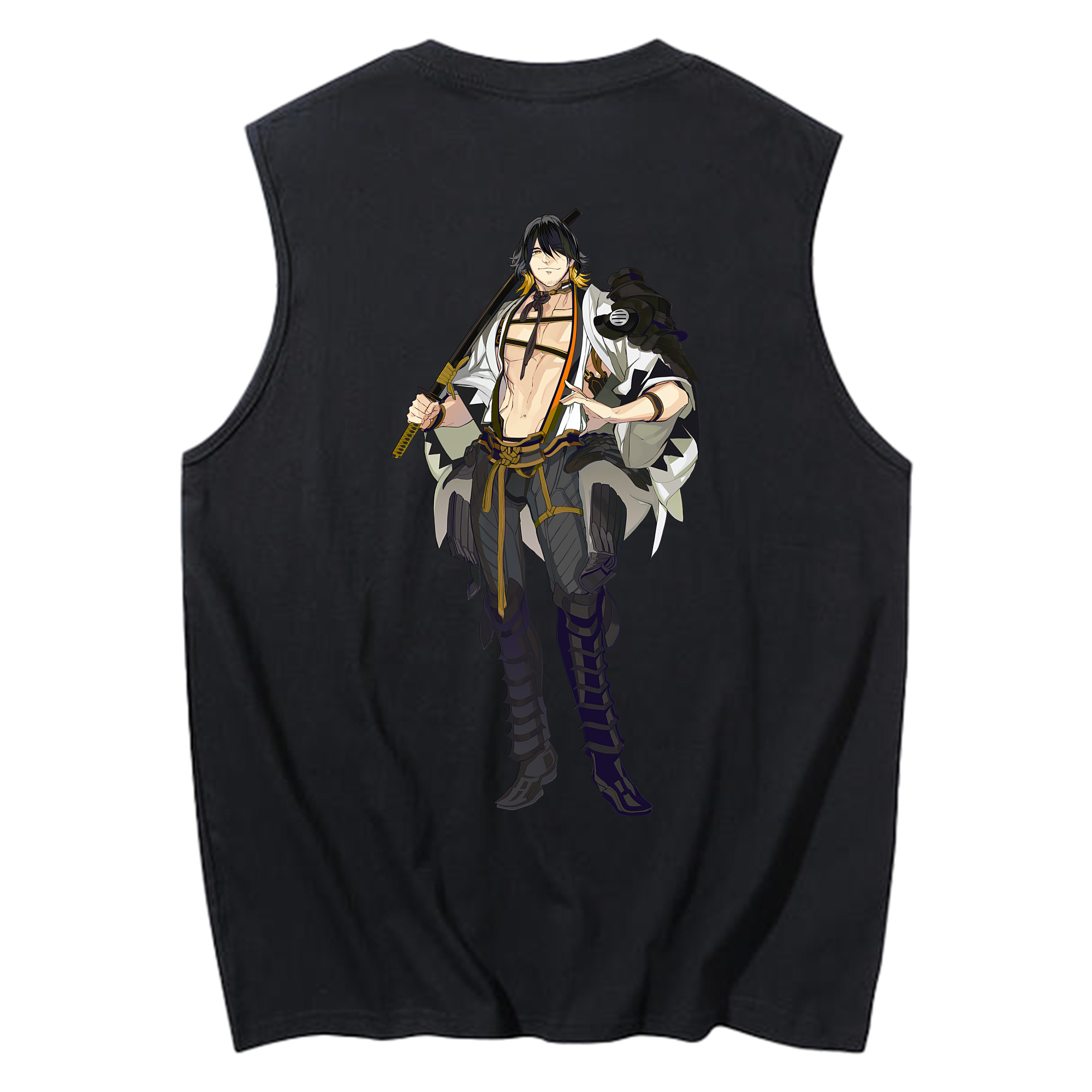 （画像用） 刀剣乱舞 Touken Ranbu コットン100％タンクトップ（背面プリント）